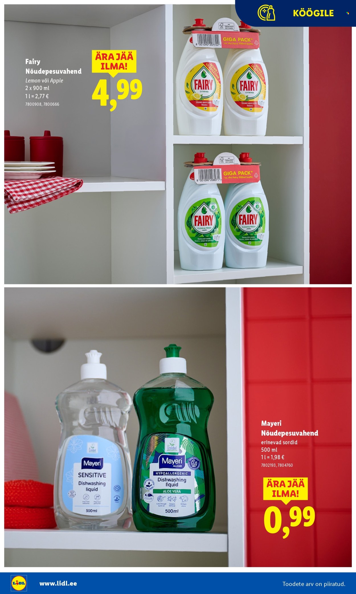 Lidl kliendileht - Puhtuse festival (3.11 - 16.11.2025)