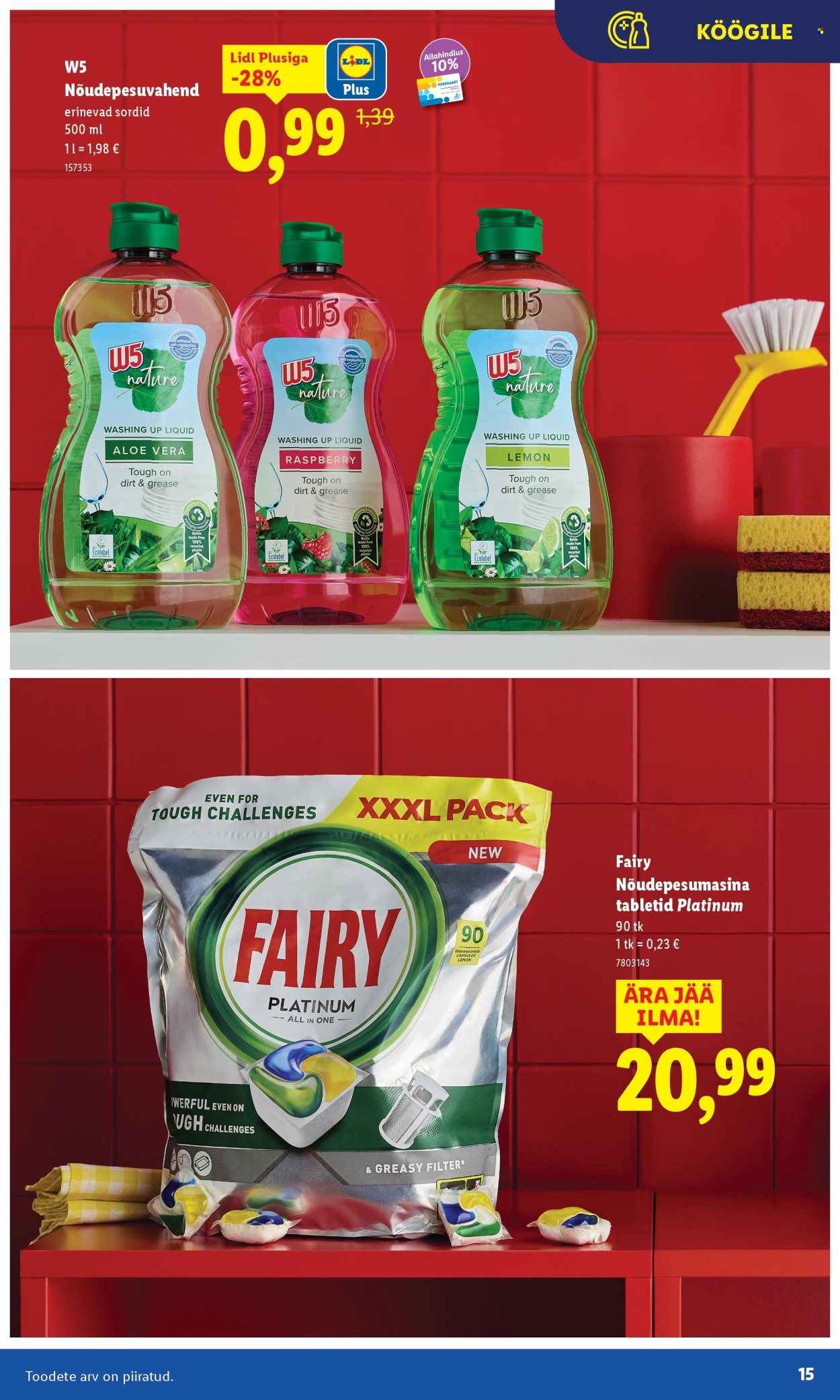 Lidl kliendileht - Puhtuse festival (3.11 - 16.11.2025)