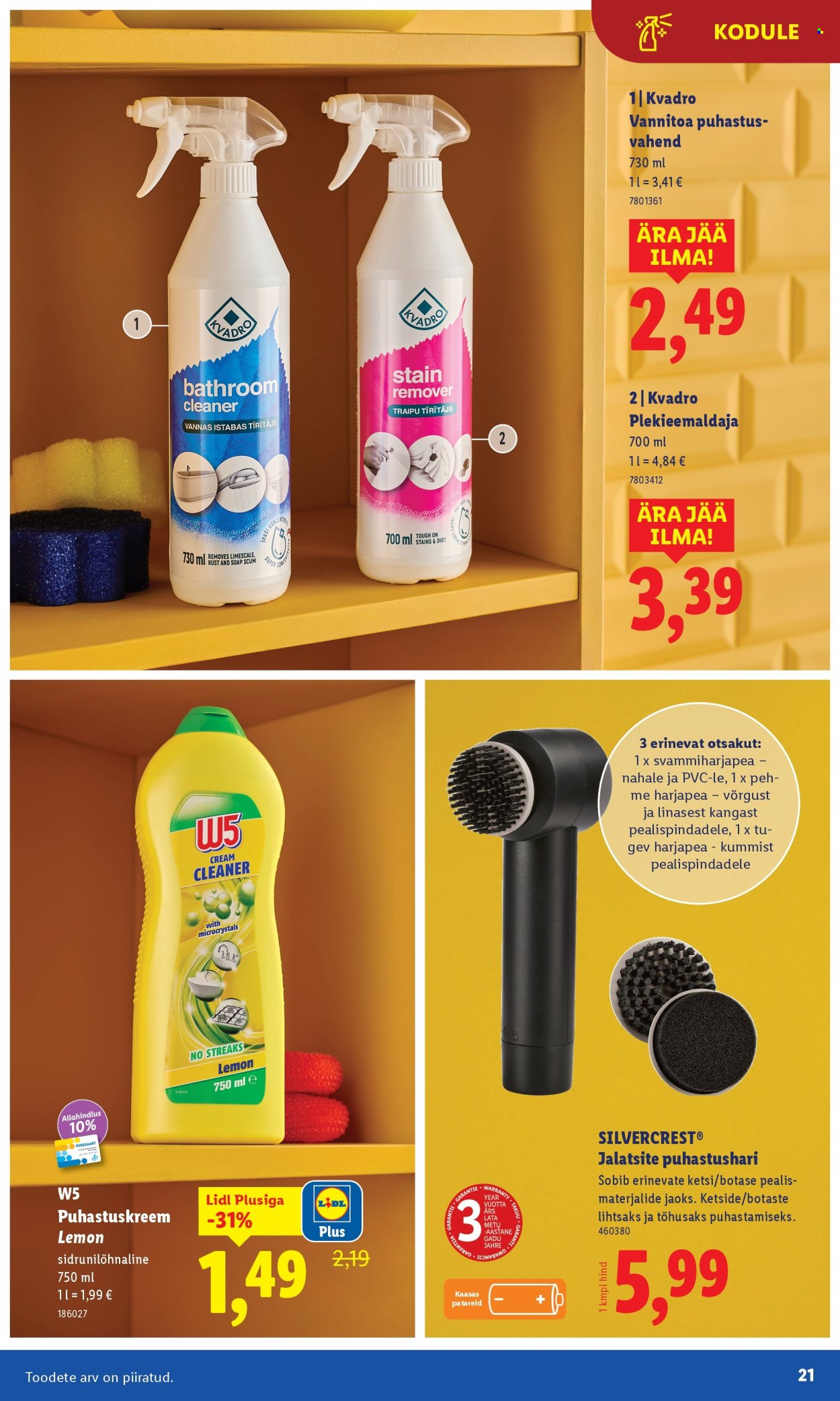 Lidl kliendileht - Puhtuse festival (3.11 - 16.11.2025)