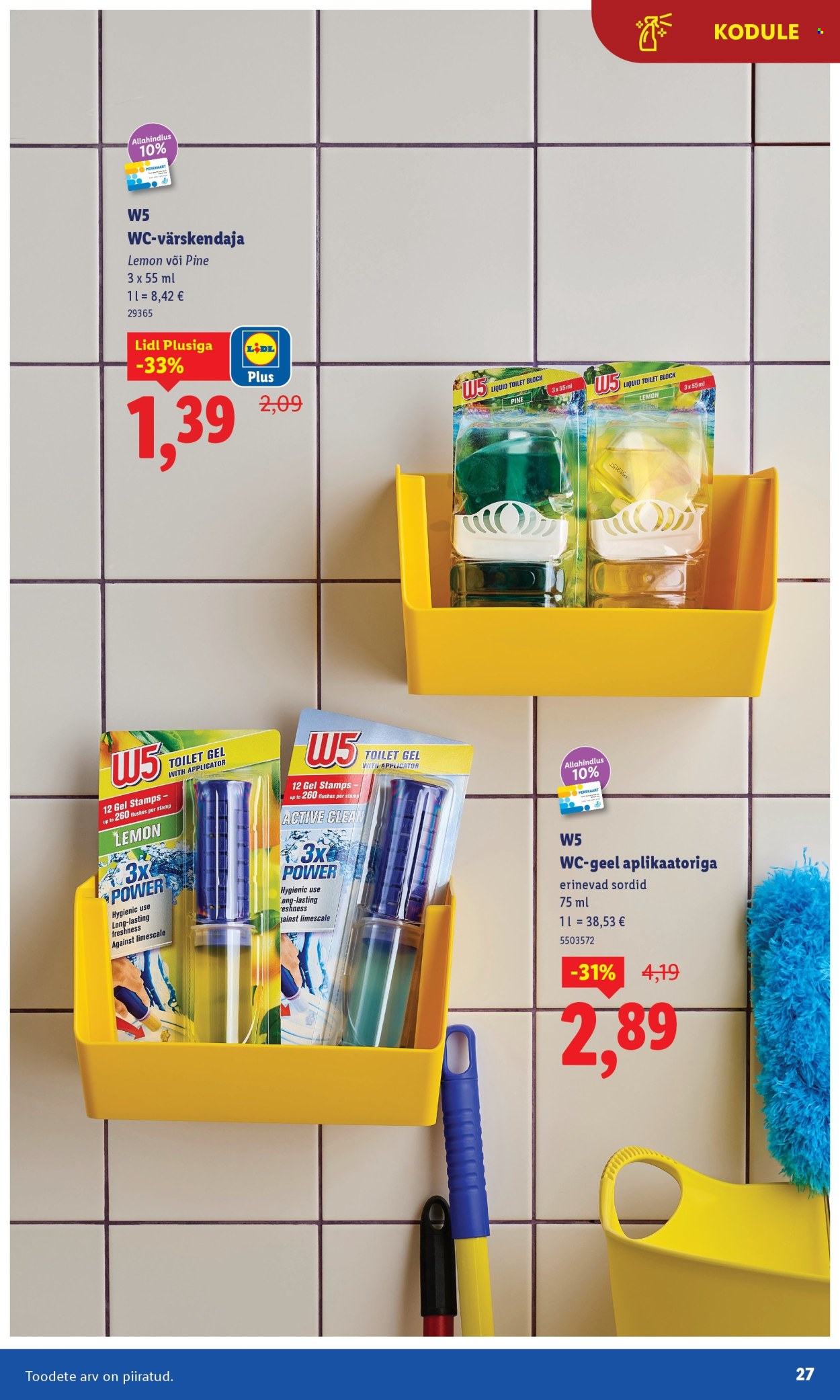 Lidl kliendileht - Puhtuse festival (3.11 - 16.11.2025)