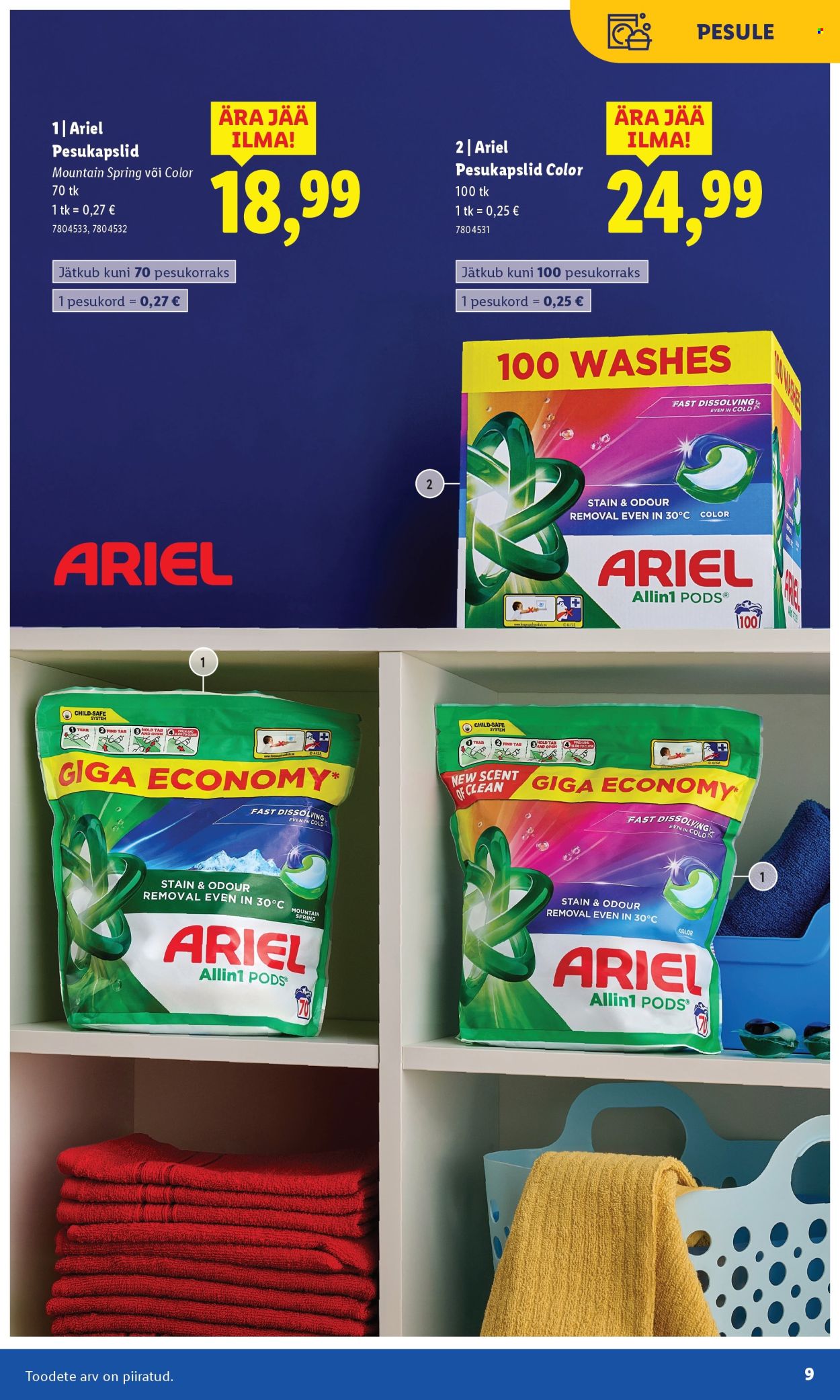 Lidl kliendileht - Puhtuse festival (3.11 - 16.11.2025)