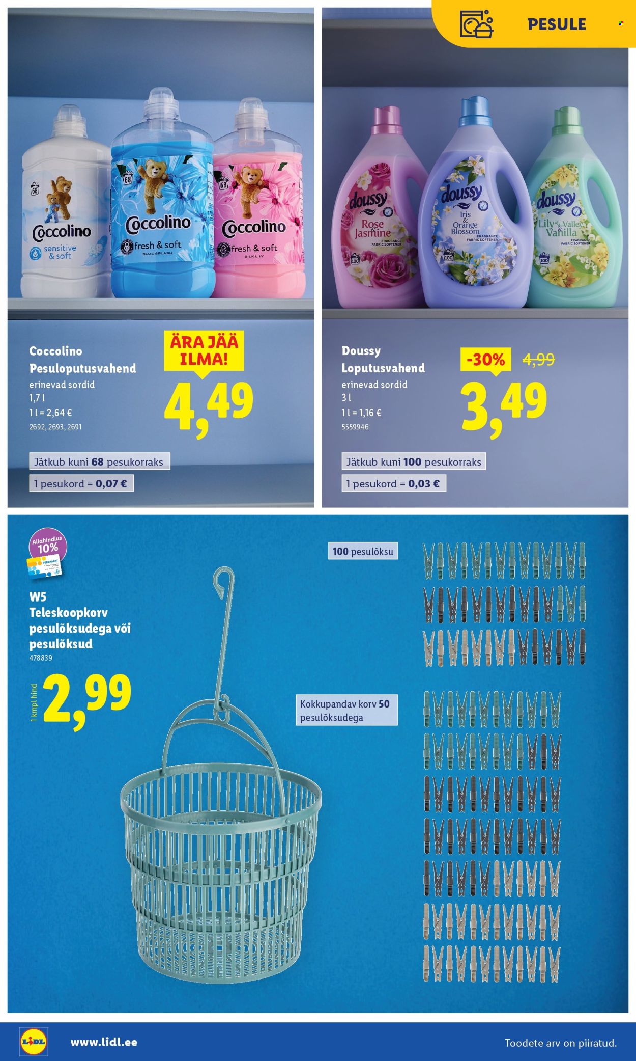 Lidl kliendileht - Puhtuse festival (3.11 - 16.11.2025)