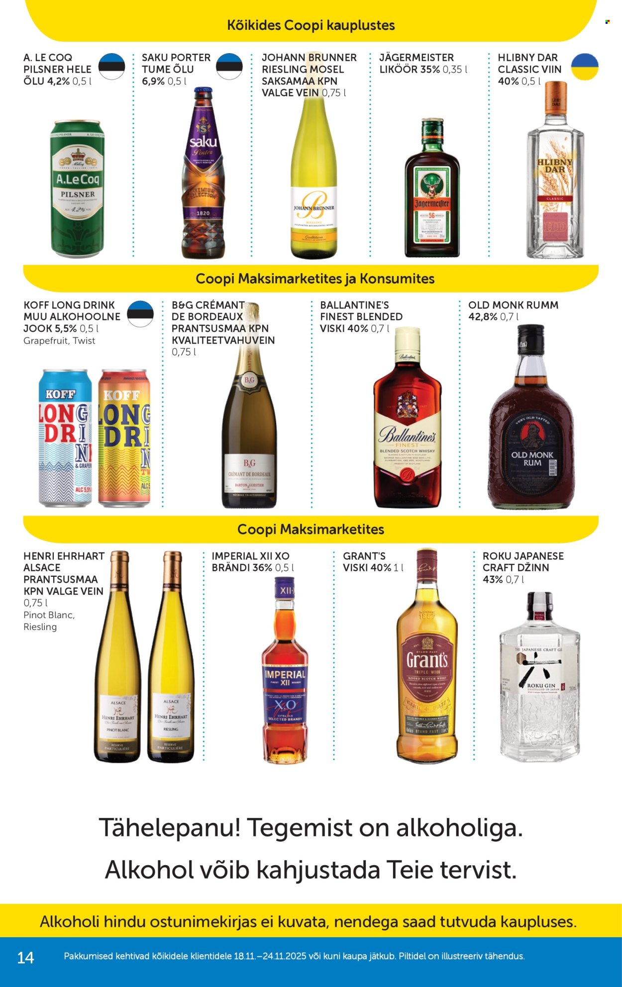 Coop kliendileht (18.11 - 24.11.2025)