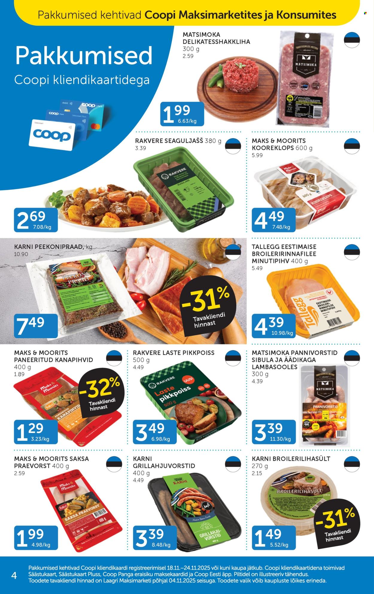 Coop kliendileht (18.11 - 24.11.2025)