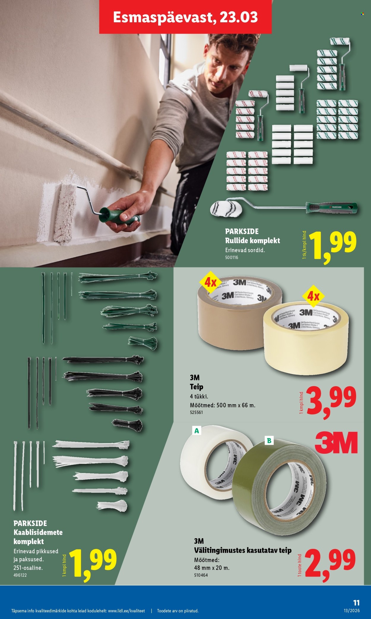 Lidl kliendileht - Tööstuskaupade pakkumised (23.03 - 29.03.2026)