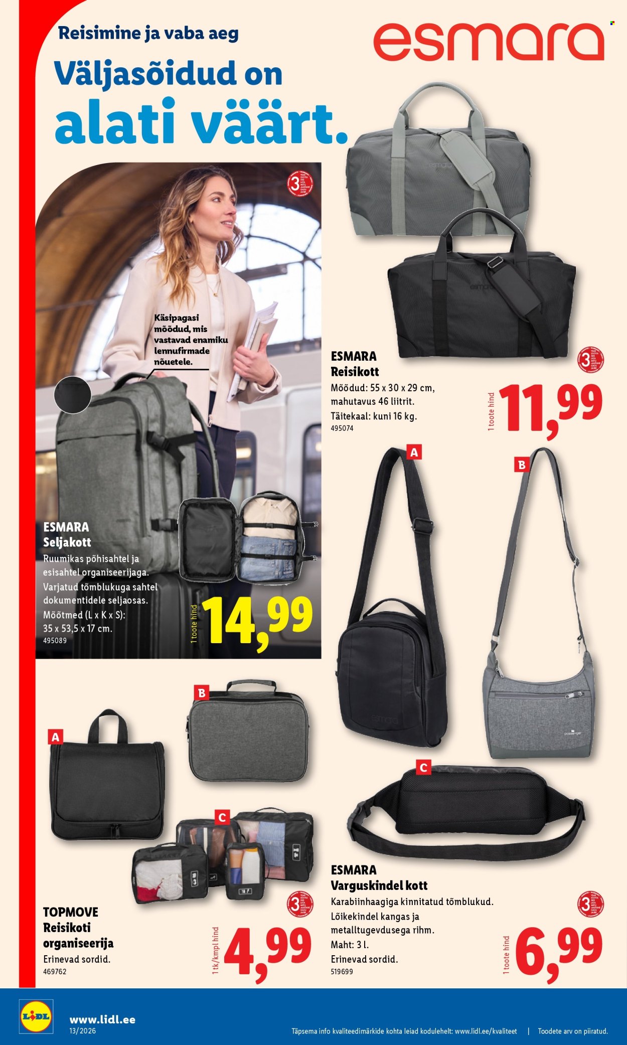 Lidl kliendileht - Tööstuskaupade pakkumised (23.03 - 29.03.2026)