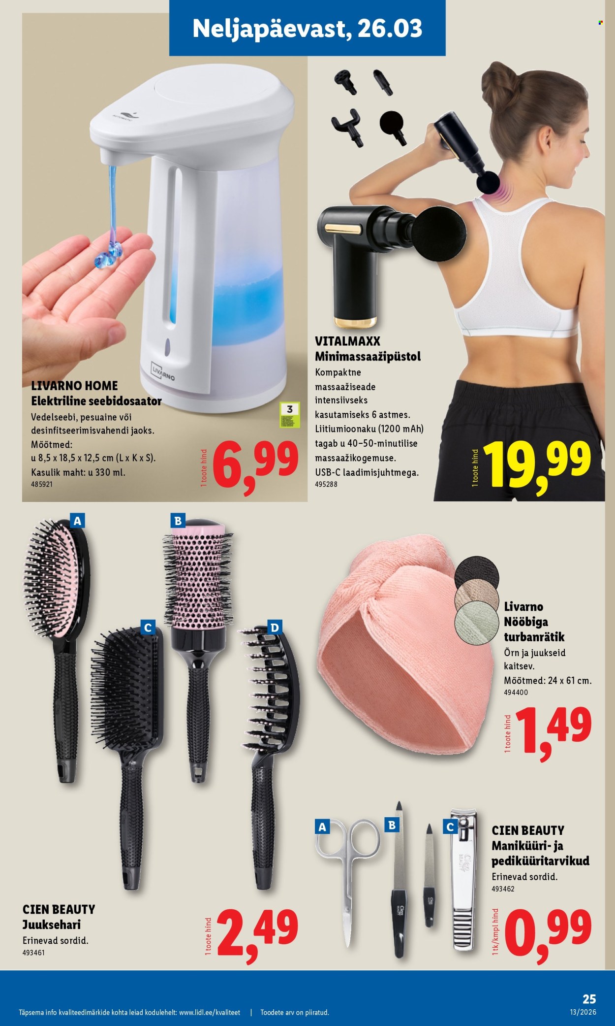 Lidl kliendileht - Tööstuskaupade pakkumised (23.03 - 29.03.2026)