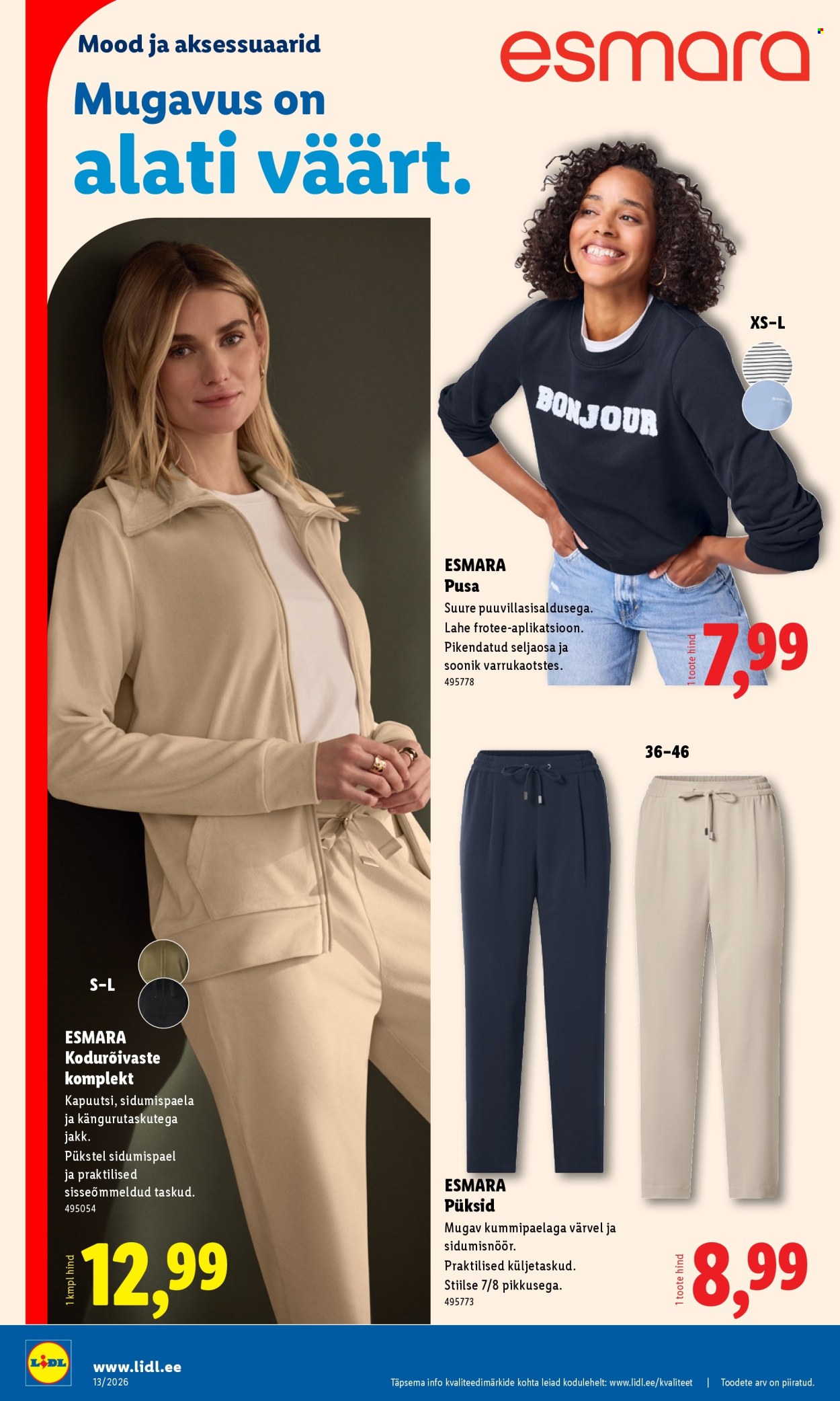 Lidl kliendileht - Tööstuskaupade pakkumised (23.03 - 29.03.2026)