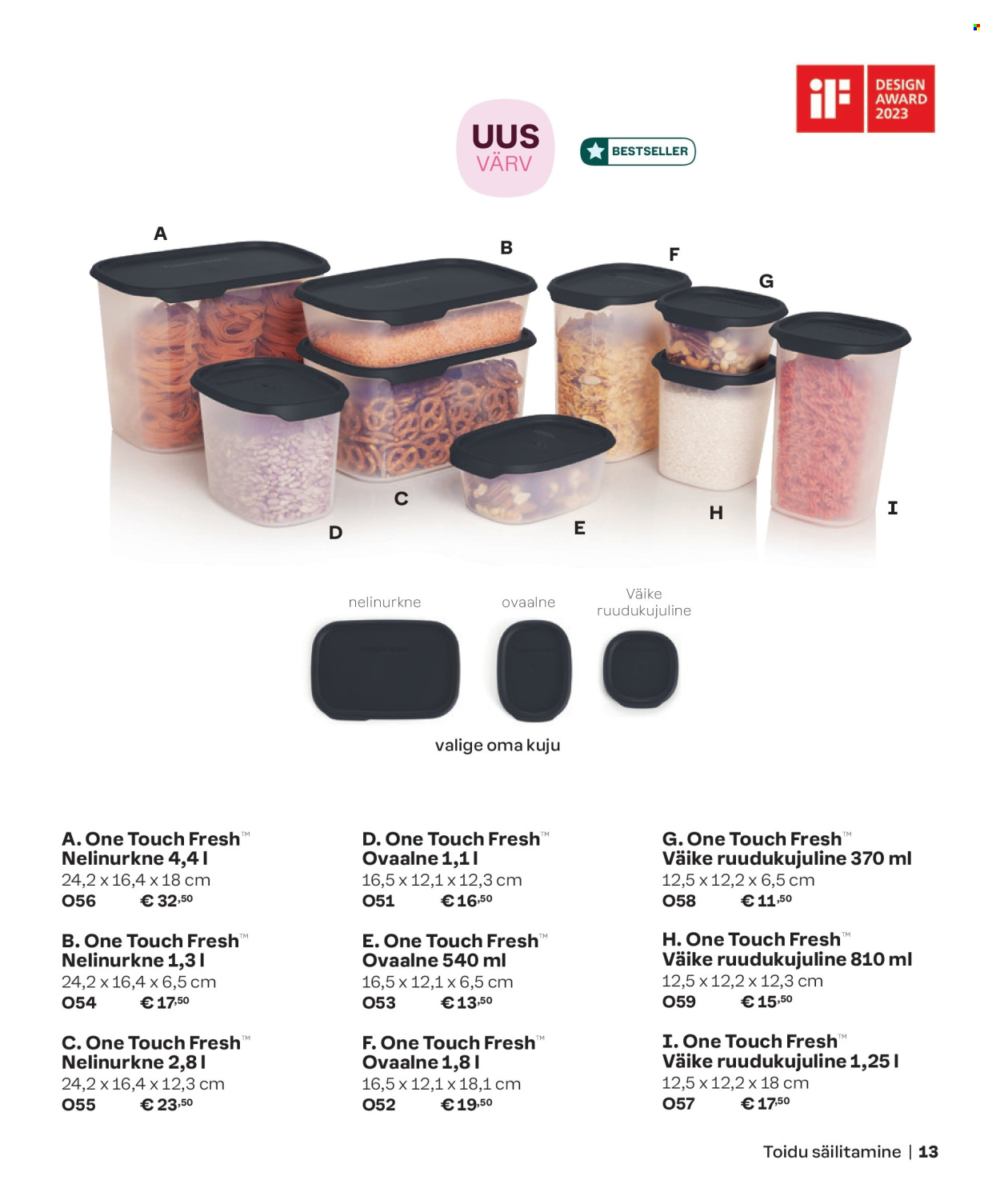 Tupperware kliendileht - KEVAD & SUVI 2024