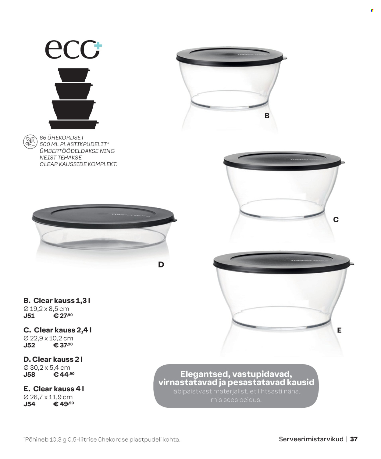 Tupperware kliendileht - KEVAD & SUVI 2024