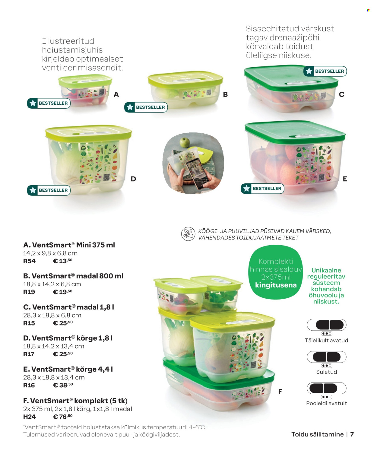 Tupperware kliendileht - KEVAD & SUVI 2024