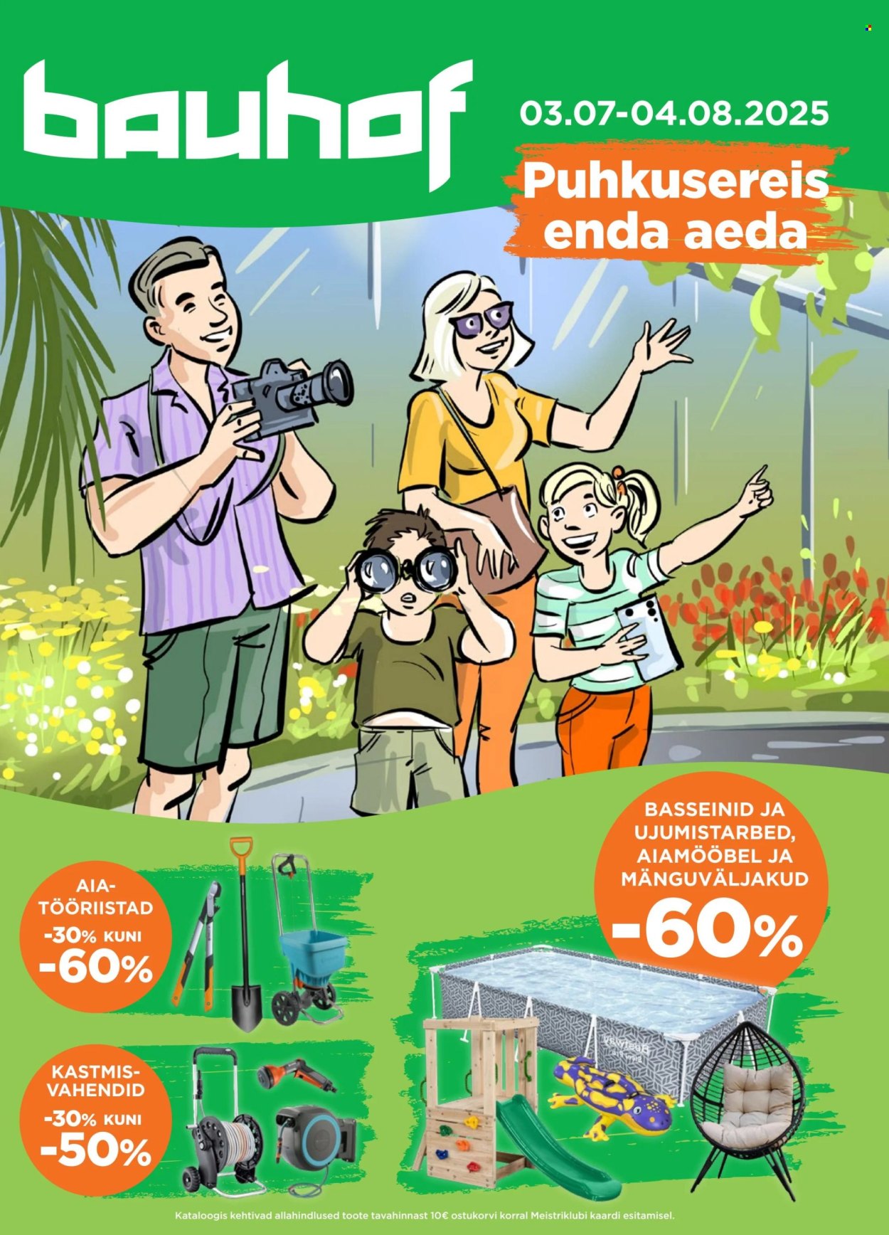 Bauhof kliendileht (3.07 - 4.08.2025)