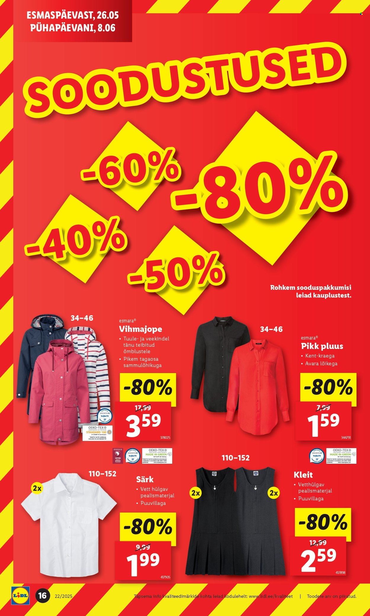 Lidl kliendileht - Tööstuskaupade pakkumised (26.05 - 1.06.2025)