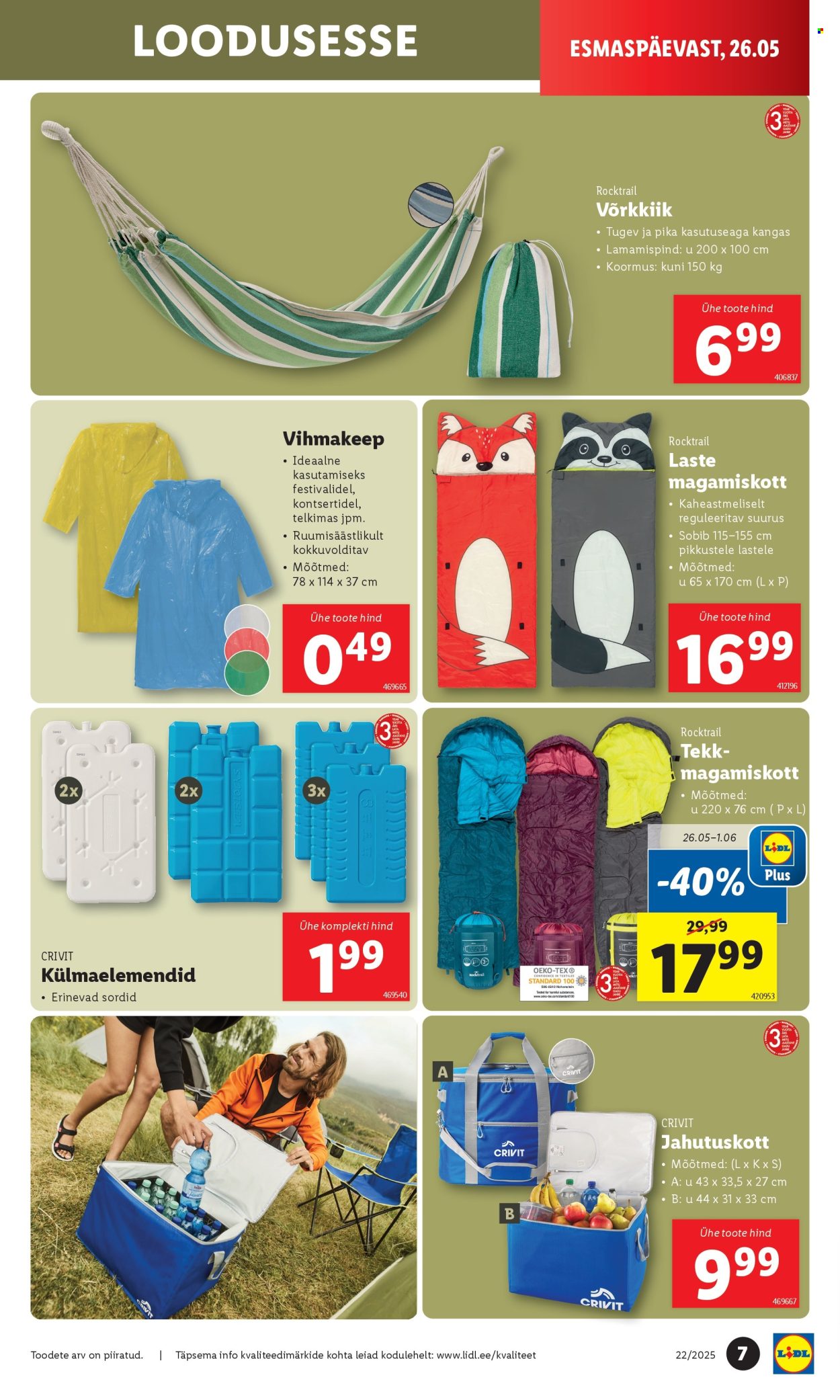 Lidl kliendileht - Tööstuskaupade pakkumised (26.05 - 1.06.2025)