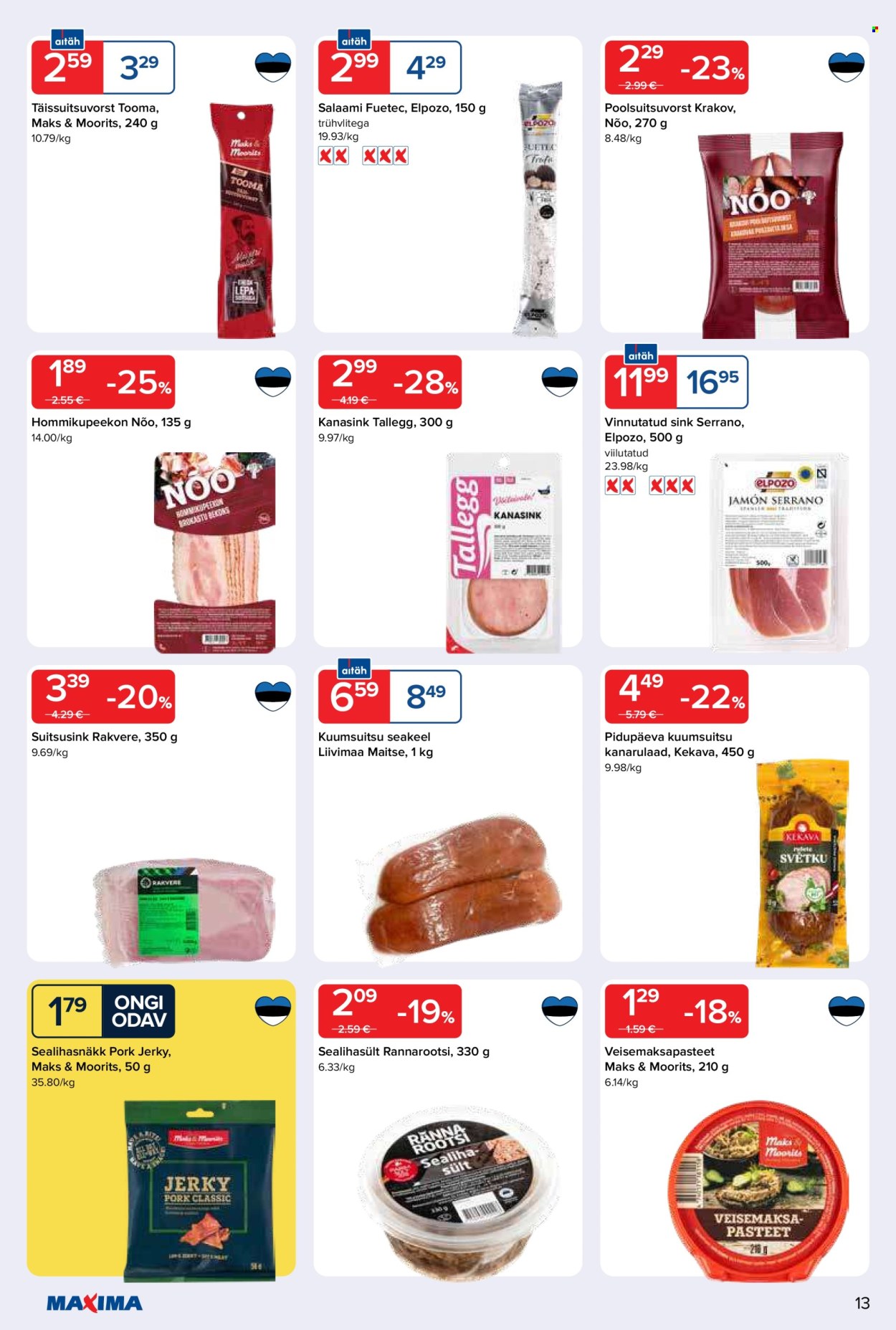 Maxima kliendileht (13.10 - 19.10.2026)