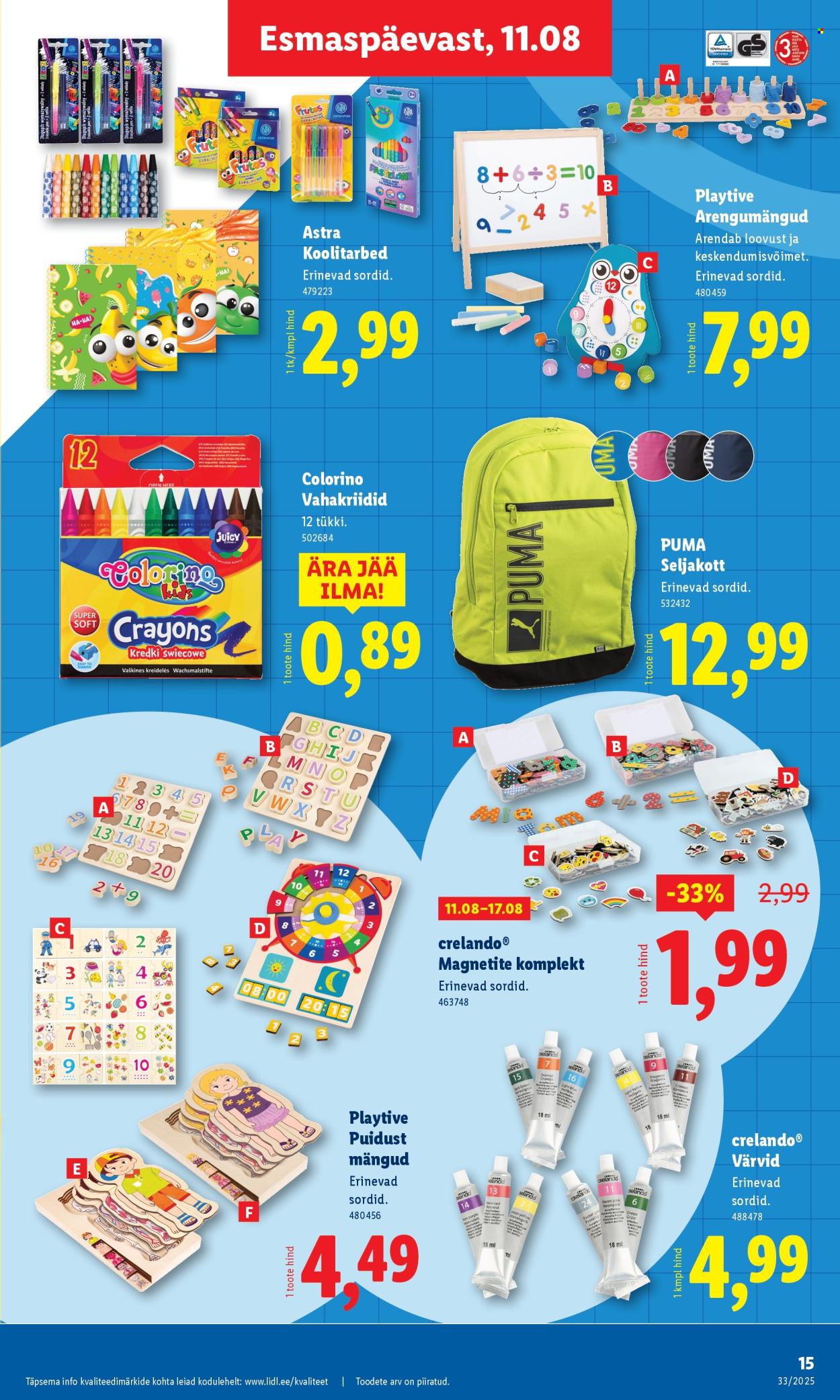 Lidl kliendileht - Tööstuskaupade pakkumised (11.08 - 17.08.2025)