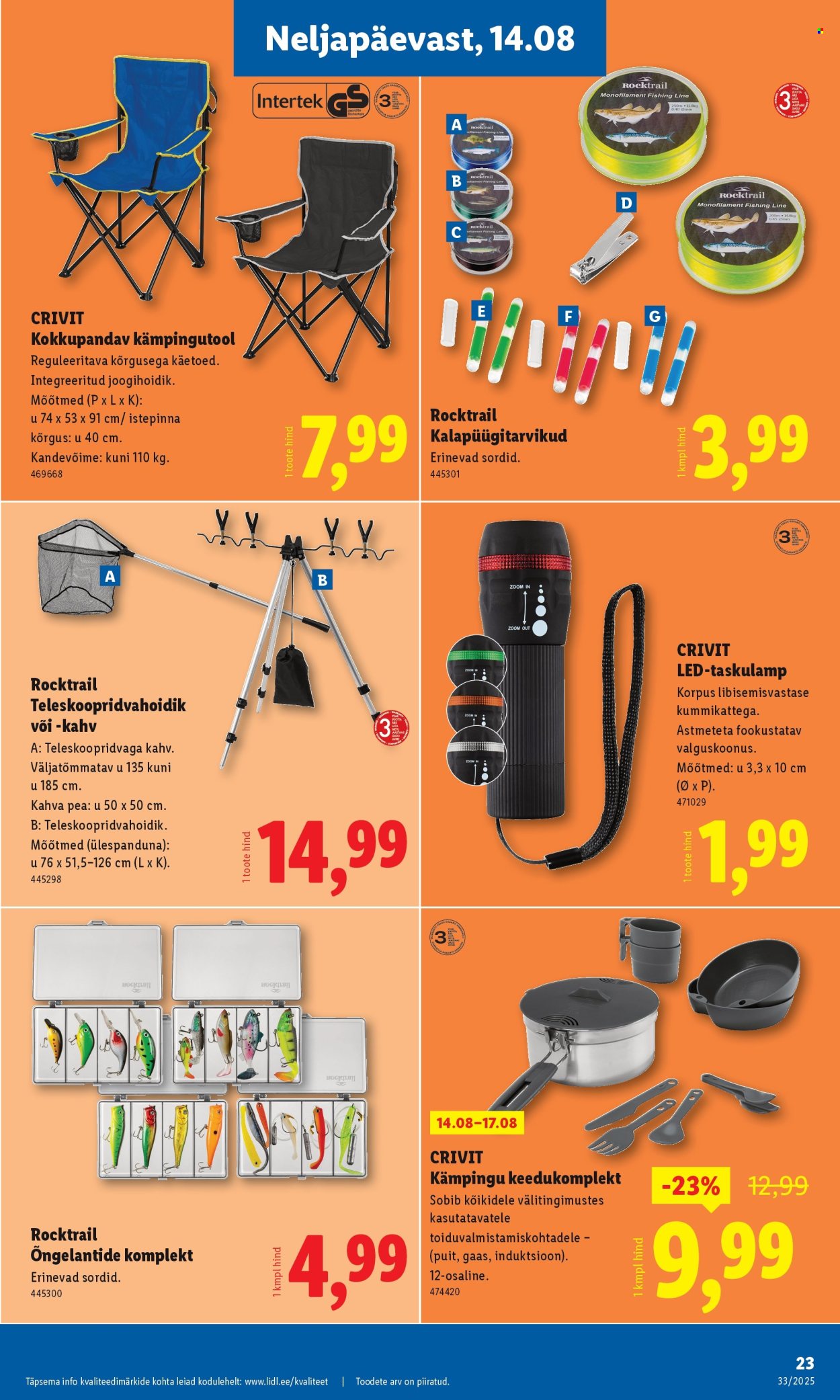 Lidl kliendileht - Tööstuskaupade pakkumised (11.08 - 17.08.2025)