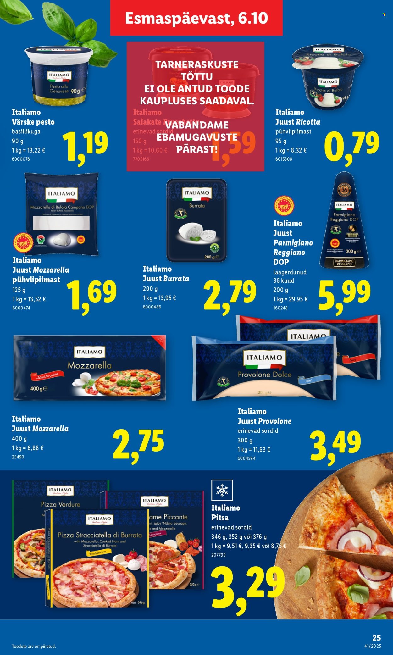 Lidl kliendileht - Nädalalõpu pakkumised (9.10 - 12.10.2025)