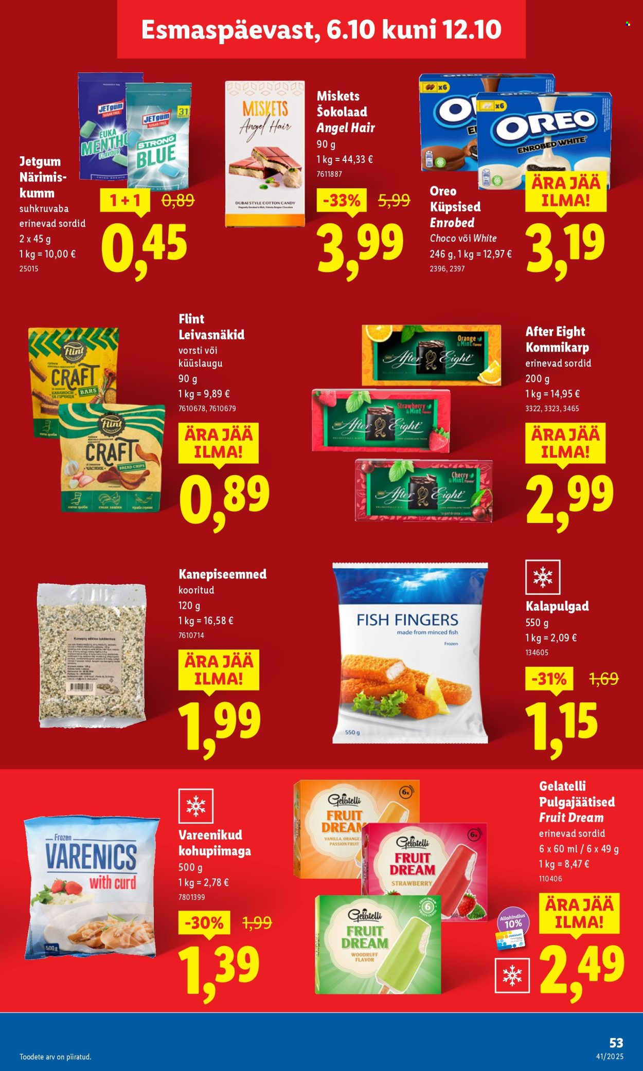 Lidl kliendileht - Nädalalõpu pakkumised (9.10 - 12.10.2025)