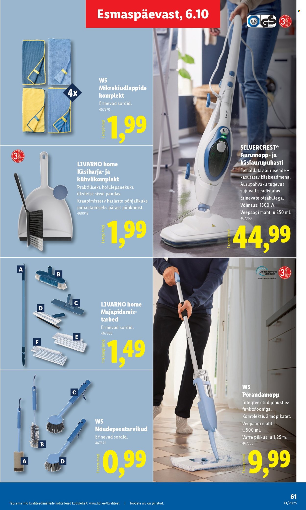 Lidl kliendileht - Nädalalõpu pakkumised (9.10 - 12.10.2025)