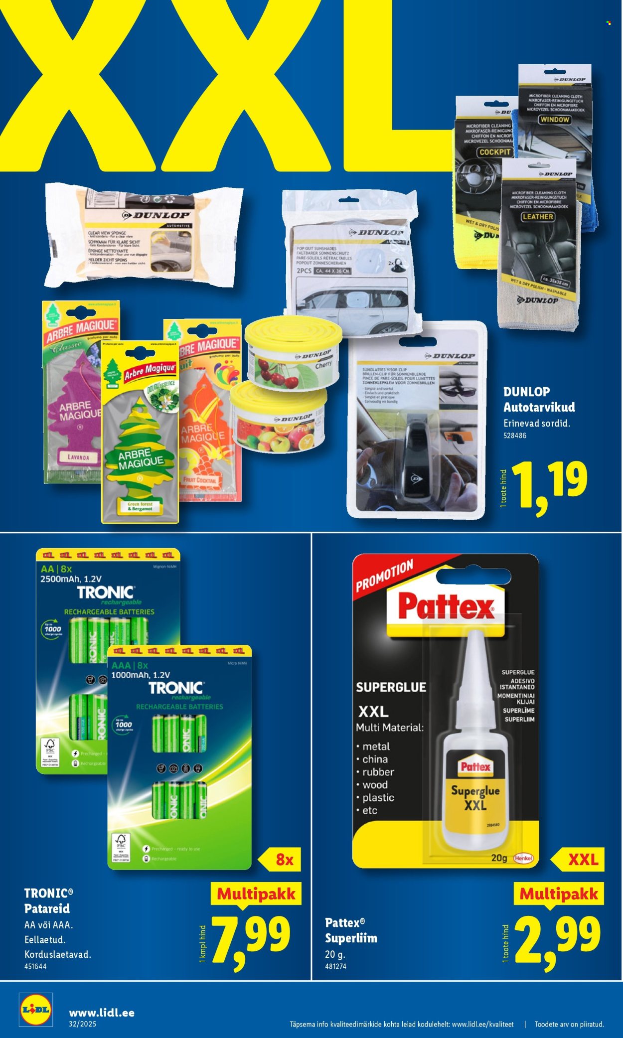 Lidl kliendileht - Tööstuskaupade pakkumised (4.08 - 10.08.2025)