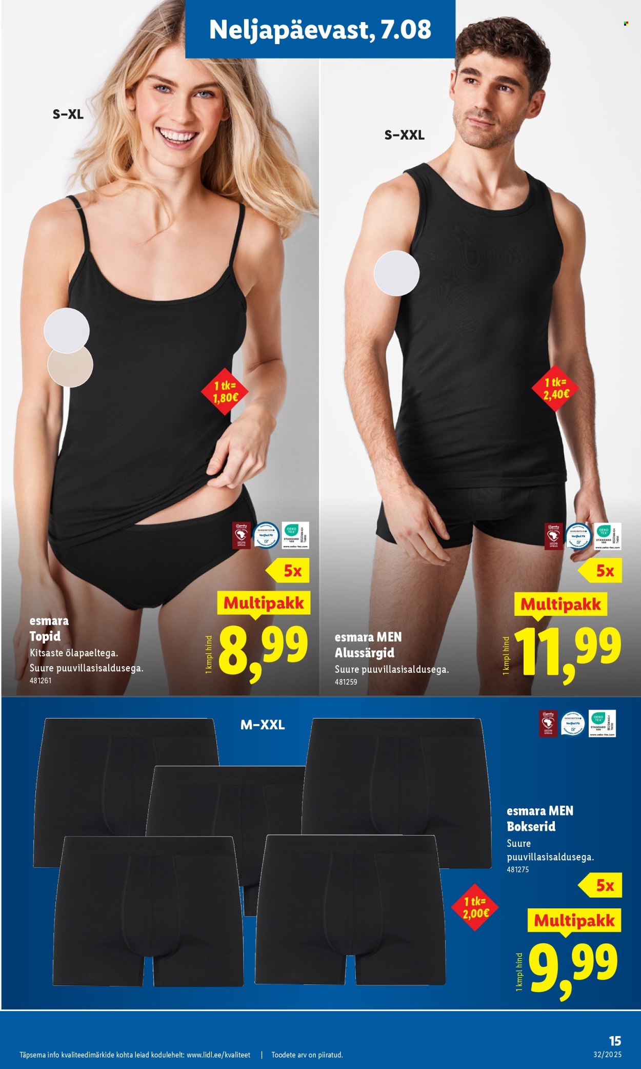 Lidl kliendileht - Tööstuskaupade pakkumised (4.08 - 10.08.2025)
