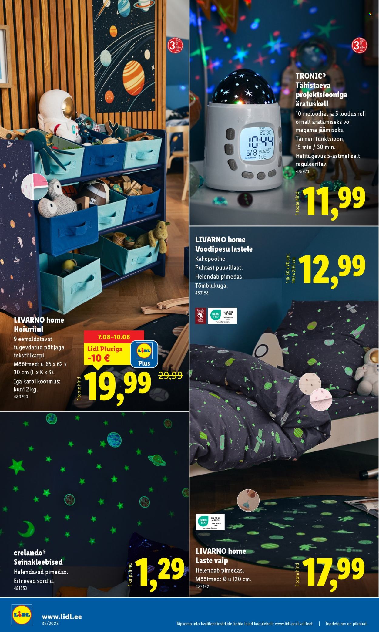 Lidl kliendileht - Tööstuskaupade pakkumised (4.08 - 10.08.2025)