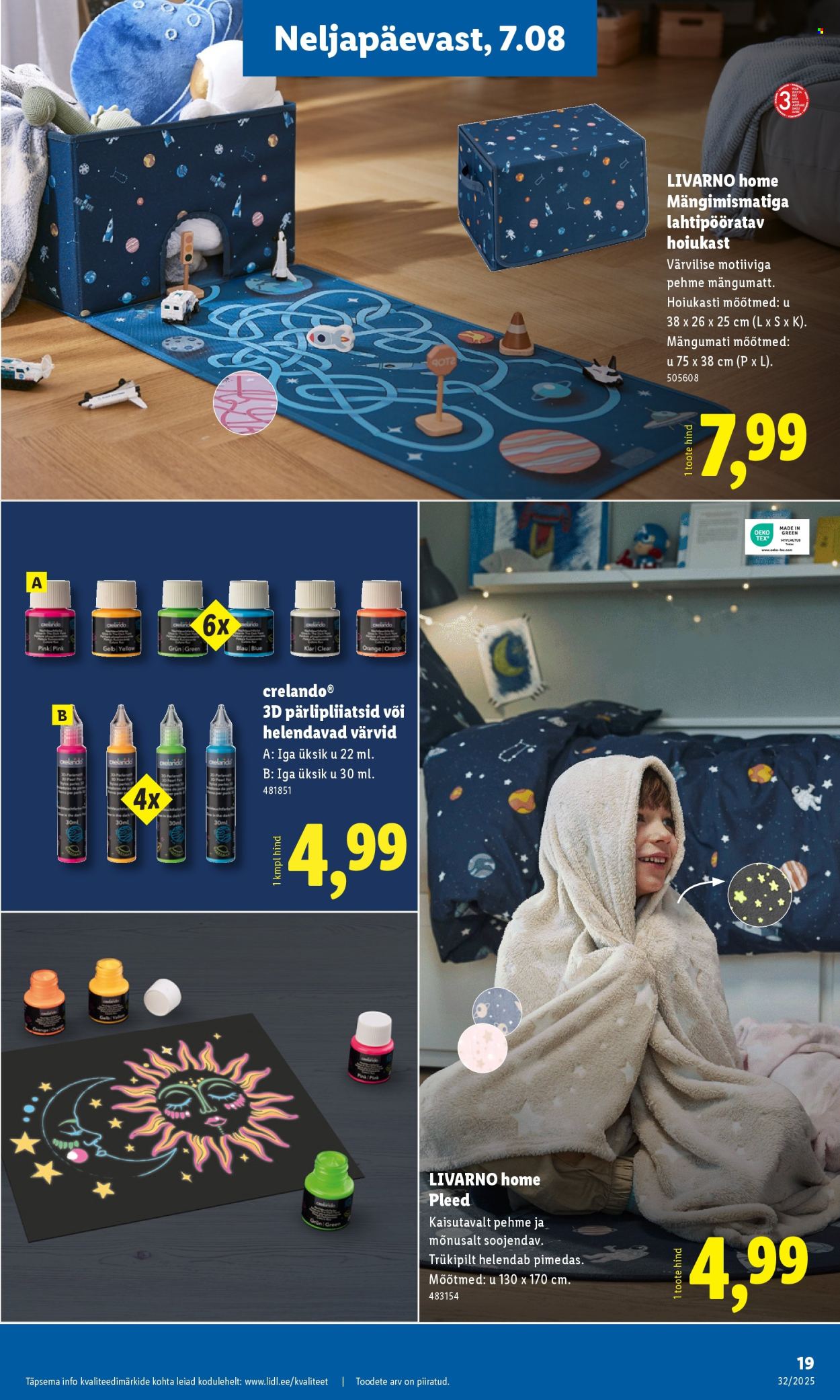Lidl kliendileht - Tööstuskaupade pakkumised (4.08 - 10.08.2025)