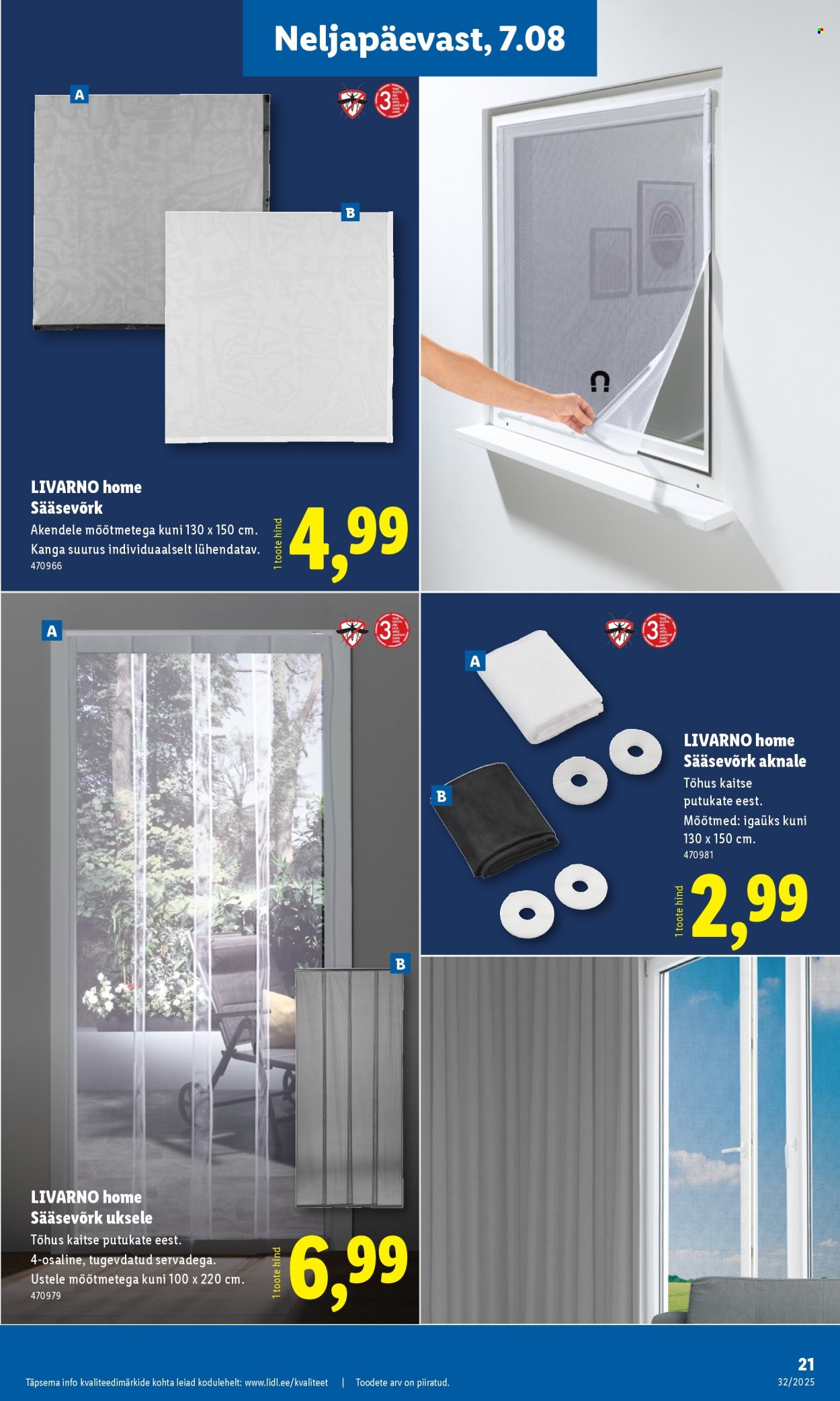 Lidl kliendileht - Tööstuskaupade pakkumised (4.08 - 10.08.2025)