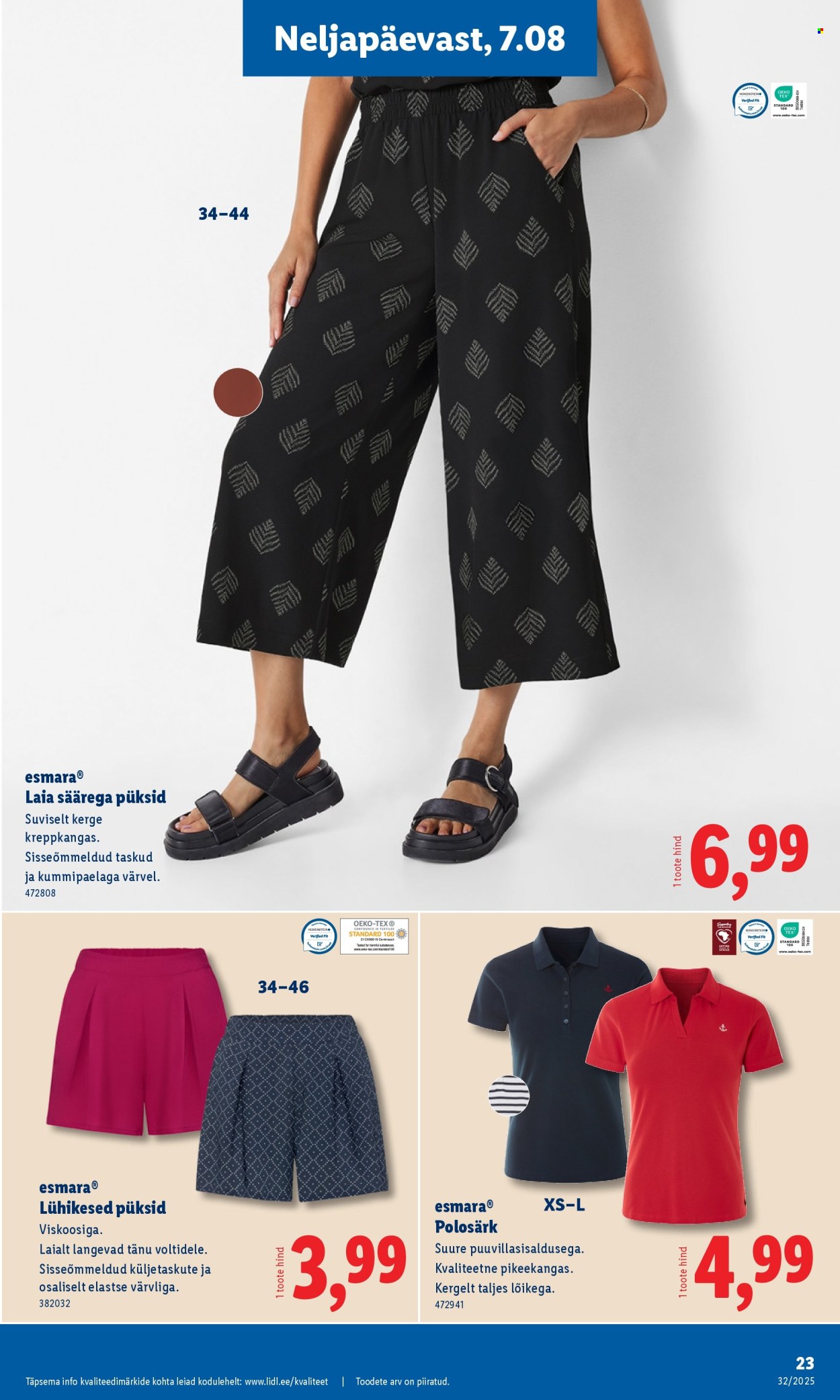 Lidl kliendileht - Tööstuskaupade pakkumised (4.08 - 10.08.2025)