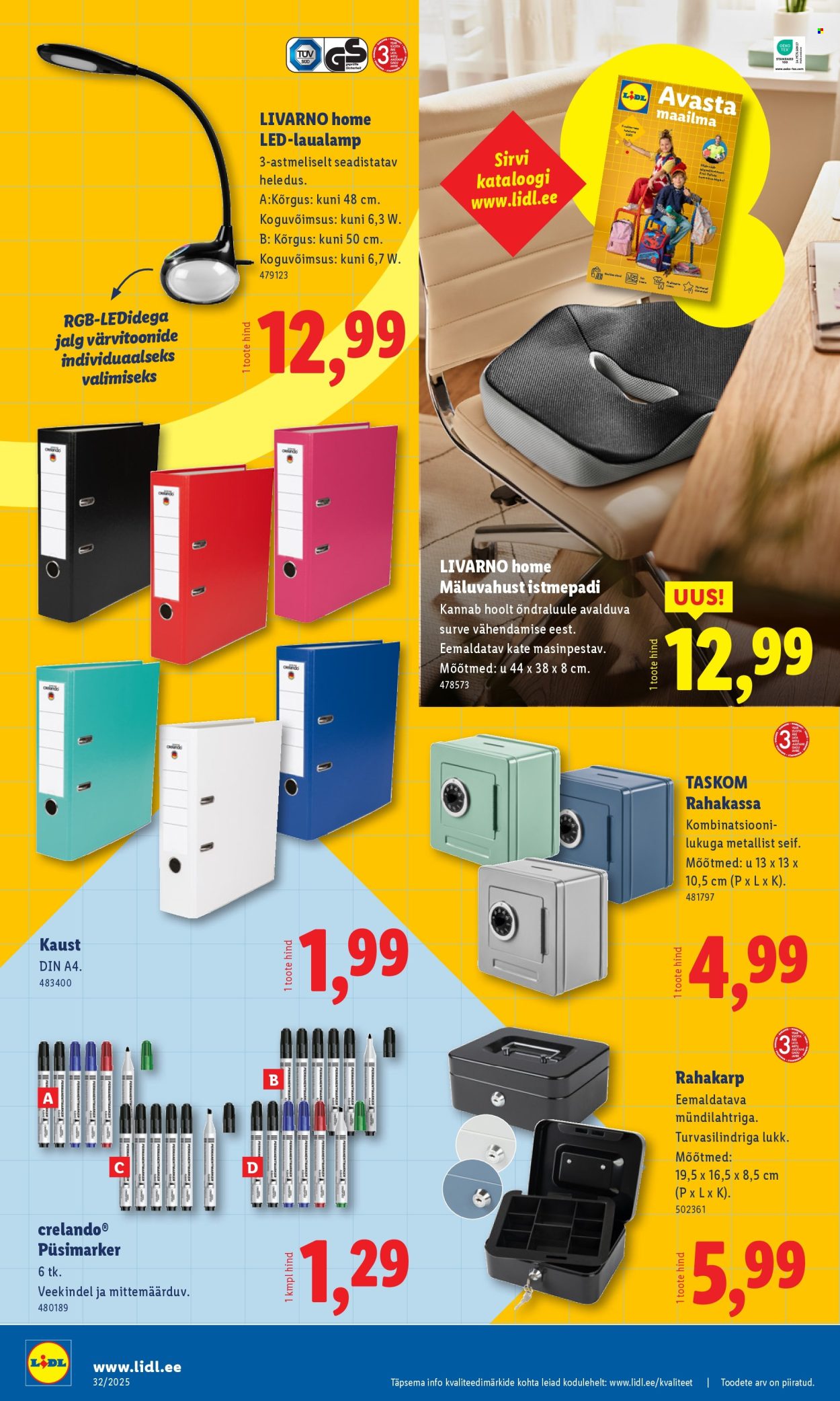 Lidl kliendileht - Tööstuskaupade pakkumised (4.08 - 10.08.2025)