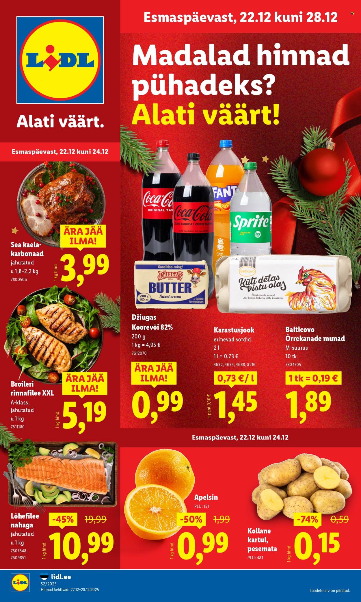 Lidl kliendileht - Kliendileht (22.12 - 28.12.2025)