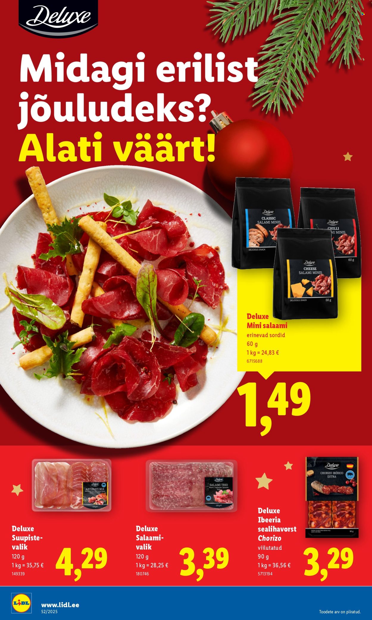 Lidl kliendileht - Kliendileht (22.12 - 28.12.2025)
