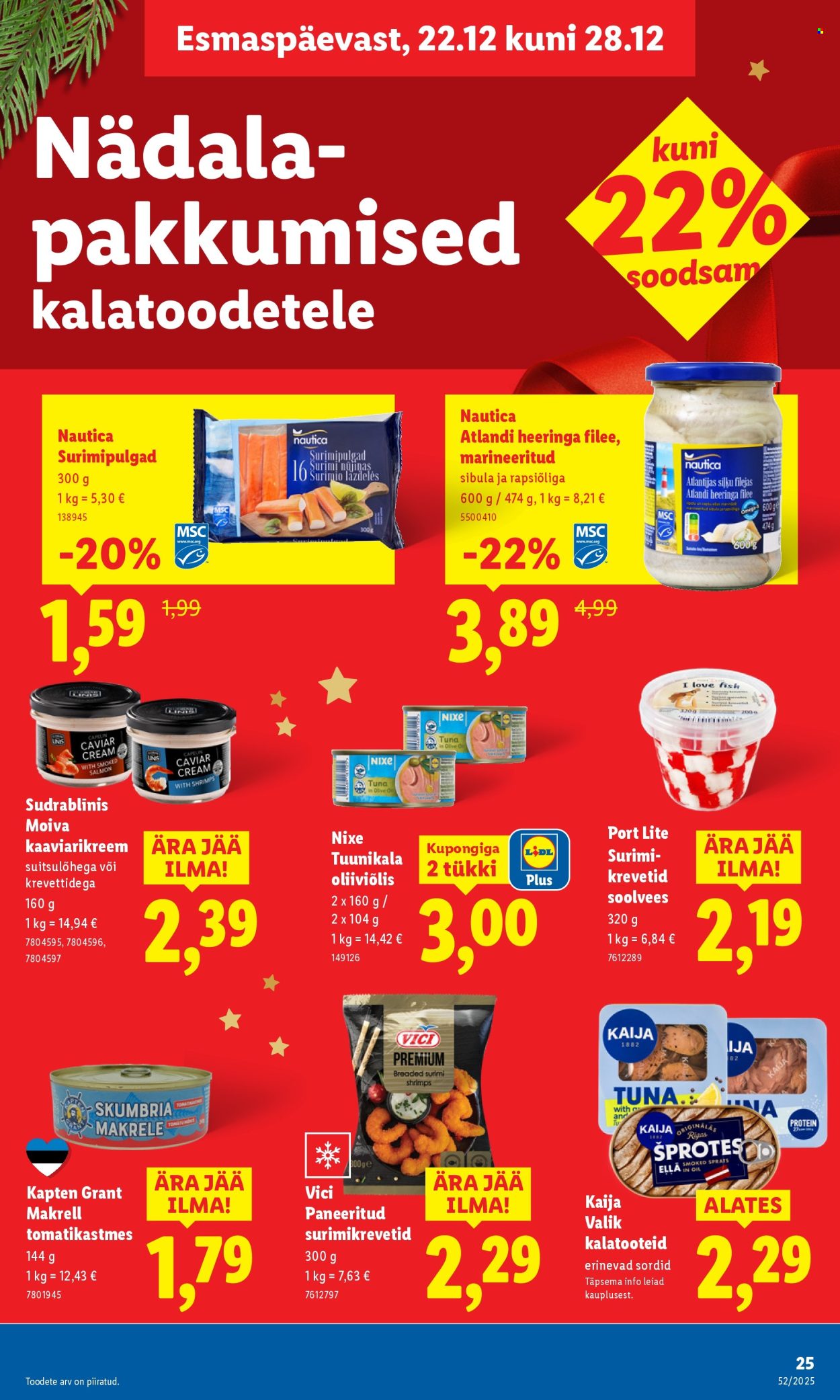Lidl kliendileht - Kliendileht (22.12 - 28.12.2025)