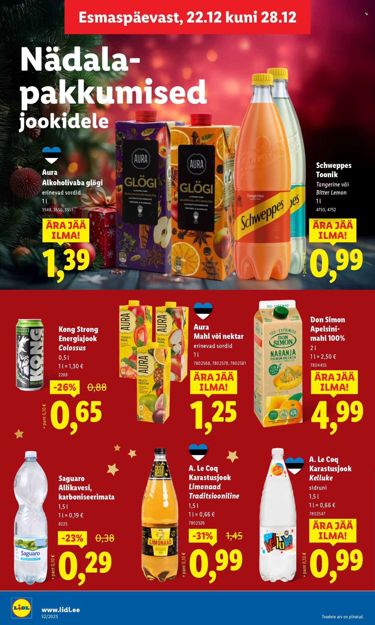 Lidl kliendileht - Kliendileht (22.12 - 28.12.2025)