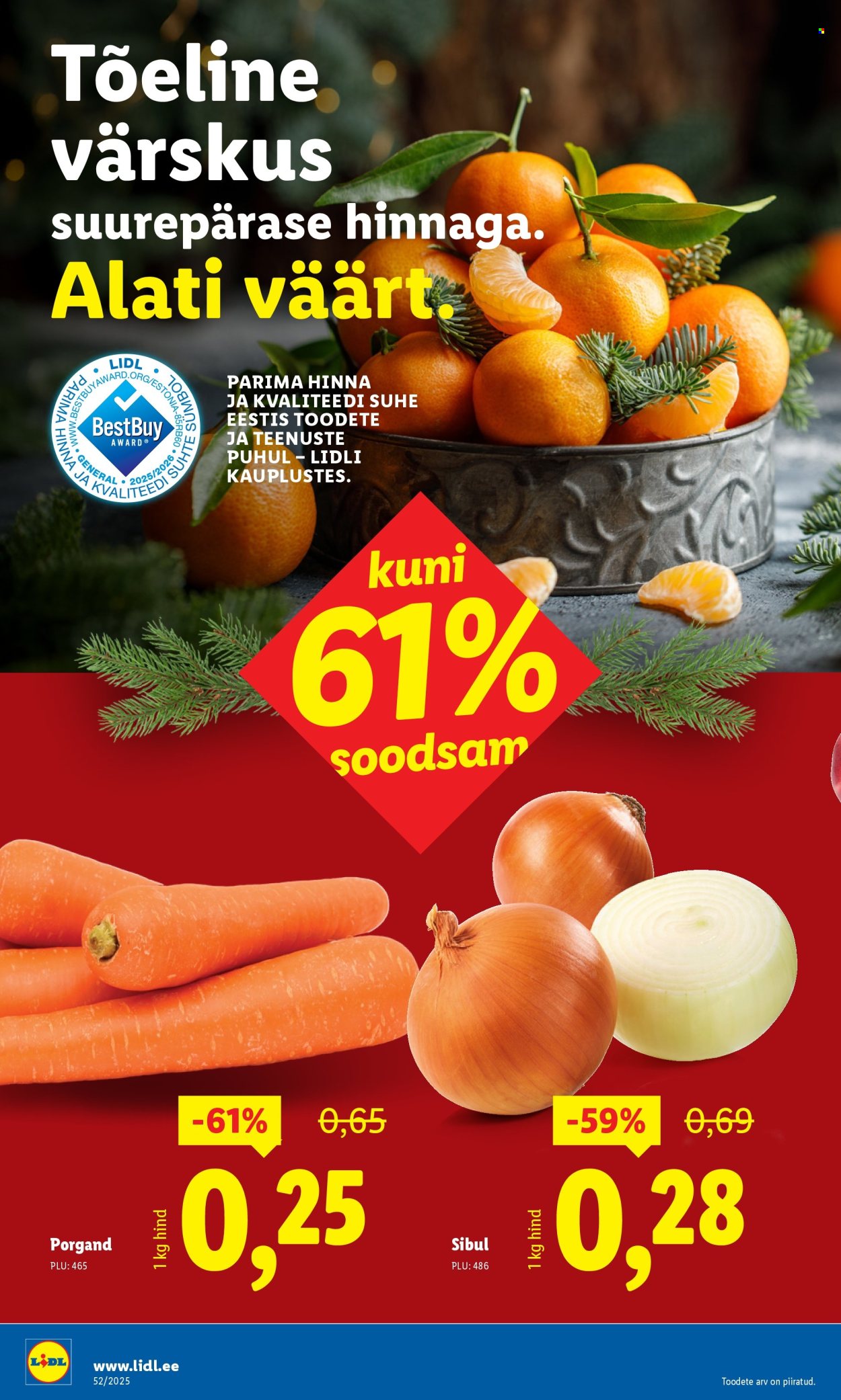 Lidl kliendileht - Kliendileht (22.12 - 28.12.2025)