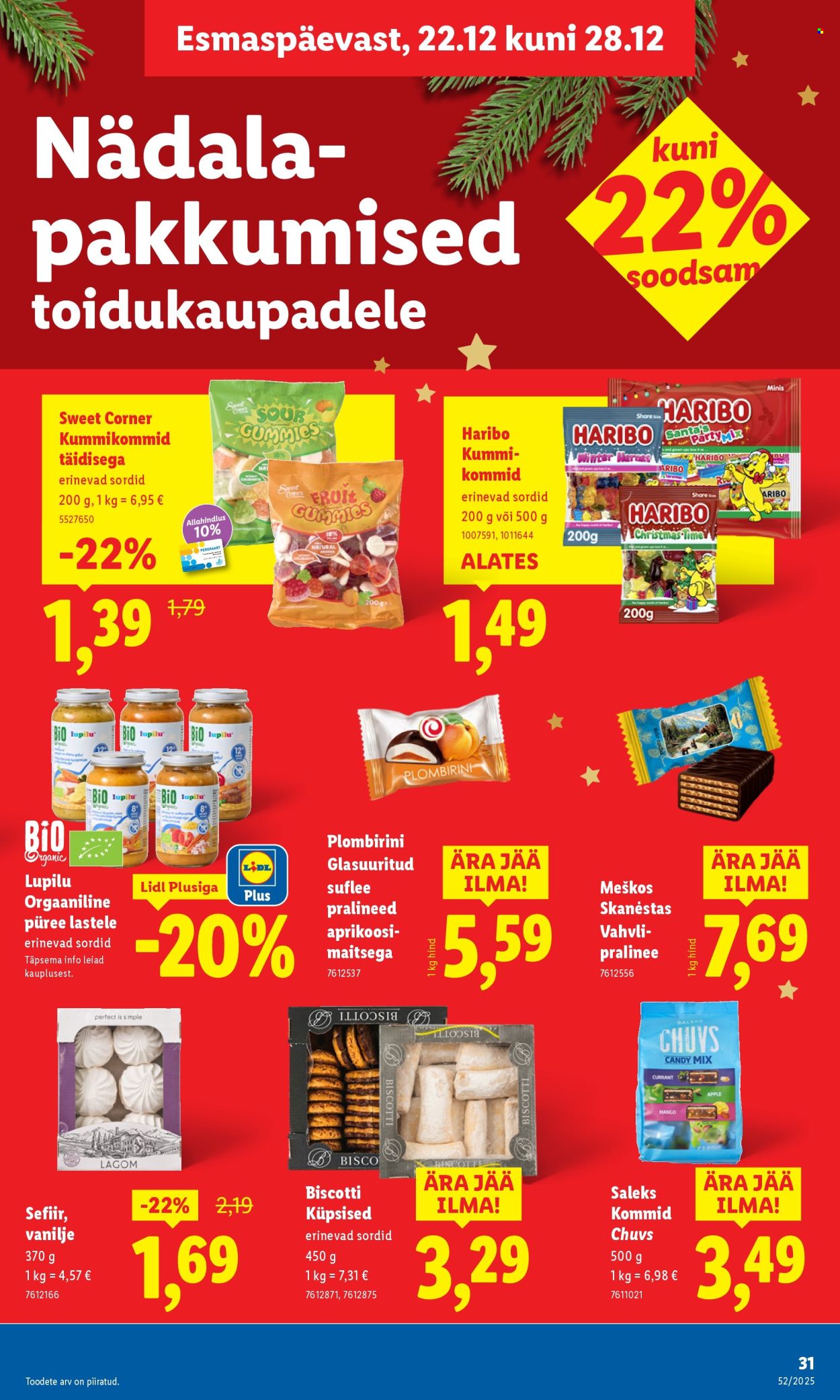 Lidl kliendileht - Kliendileht (22.12 - 28.12.2025)
