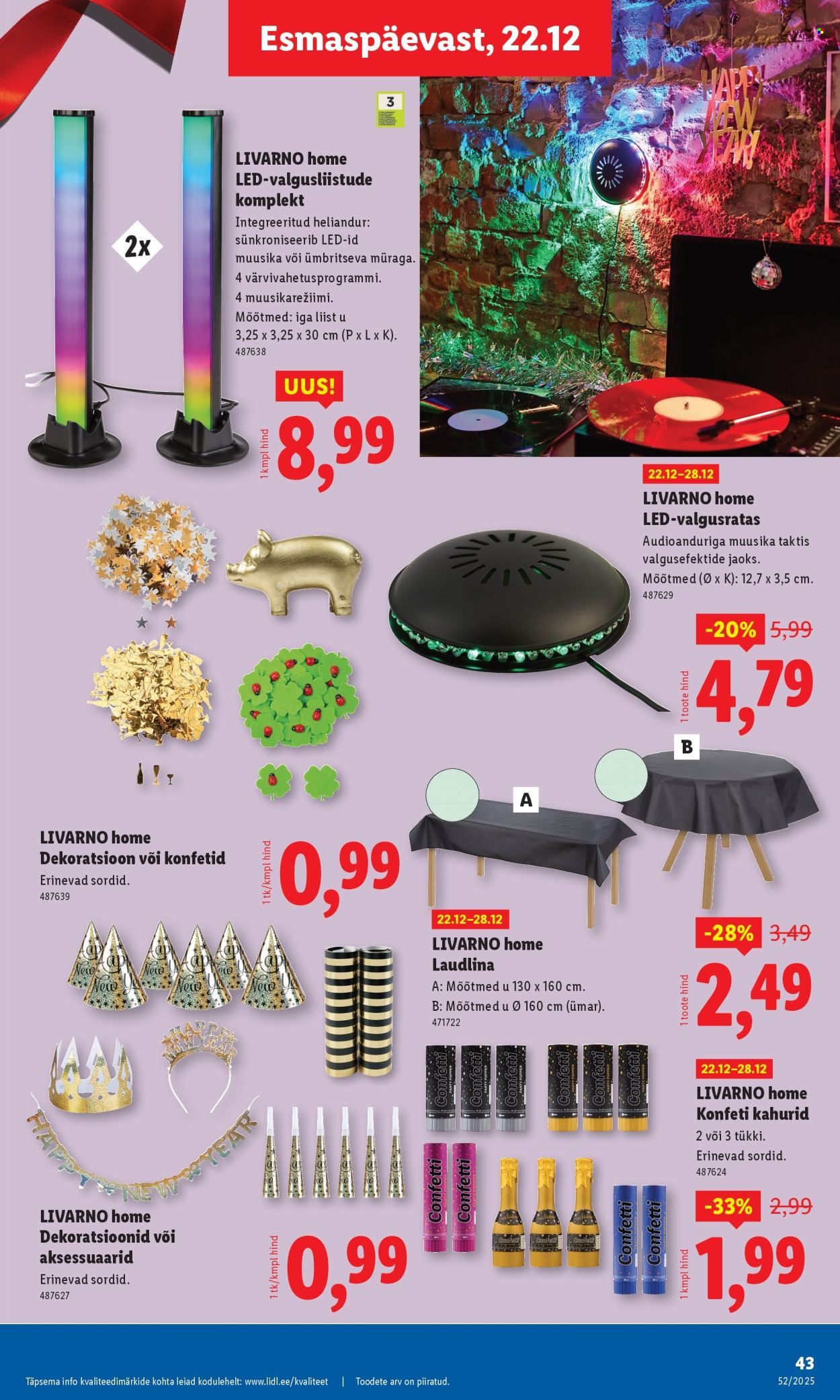 Lidl kliendileht - Kliendileht (22.12 - 28.12.2025)