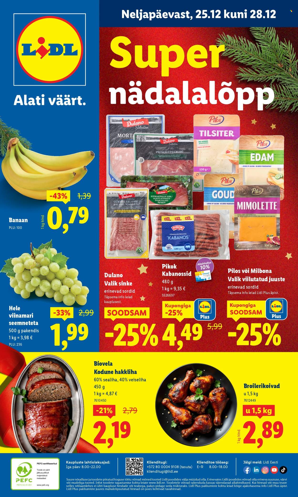 Lidl kliendileht - Kliendileht (22.12 - 28.12.2025)