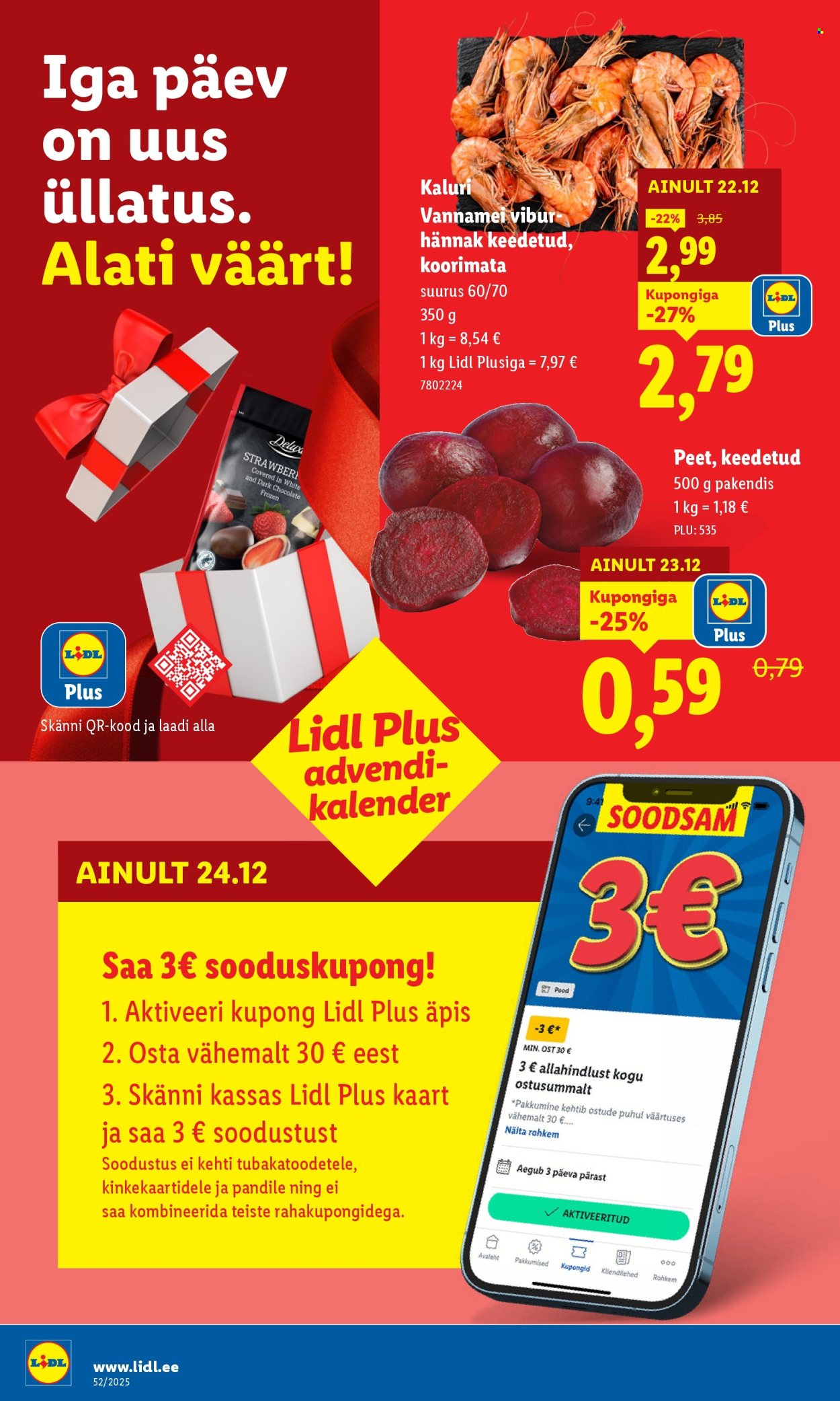 Lidl kliendileht - Kliendileht (22.12 - 28.12.2025)