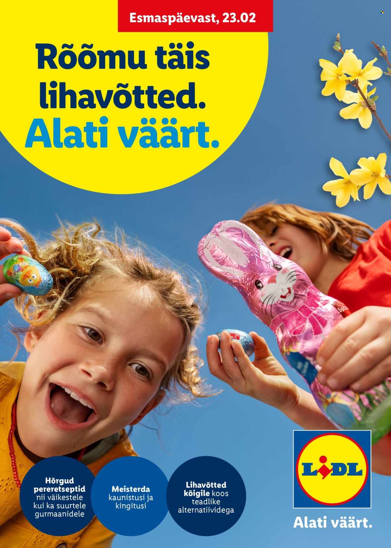 Lidl kliendileht - Rõõmu täis lihavõtted