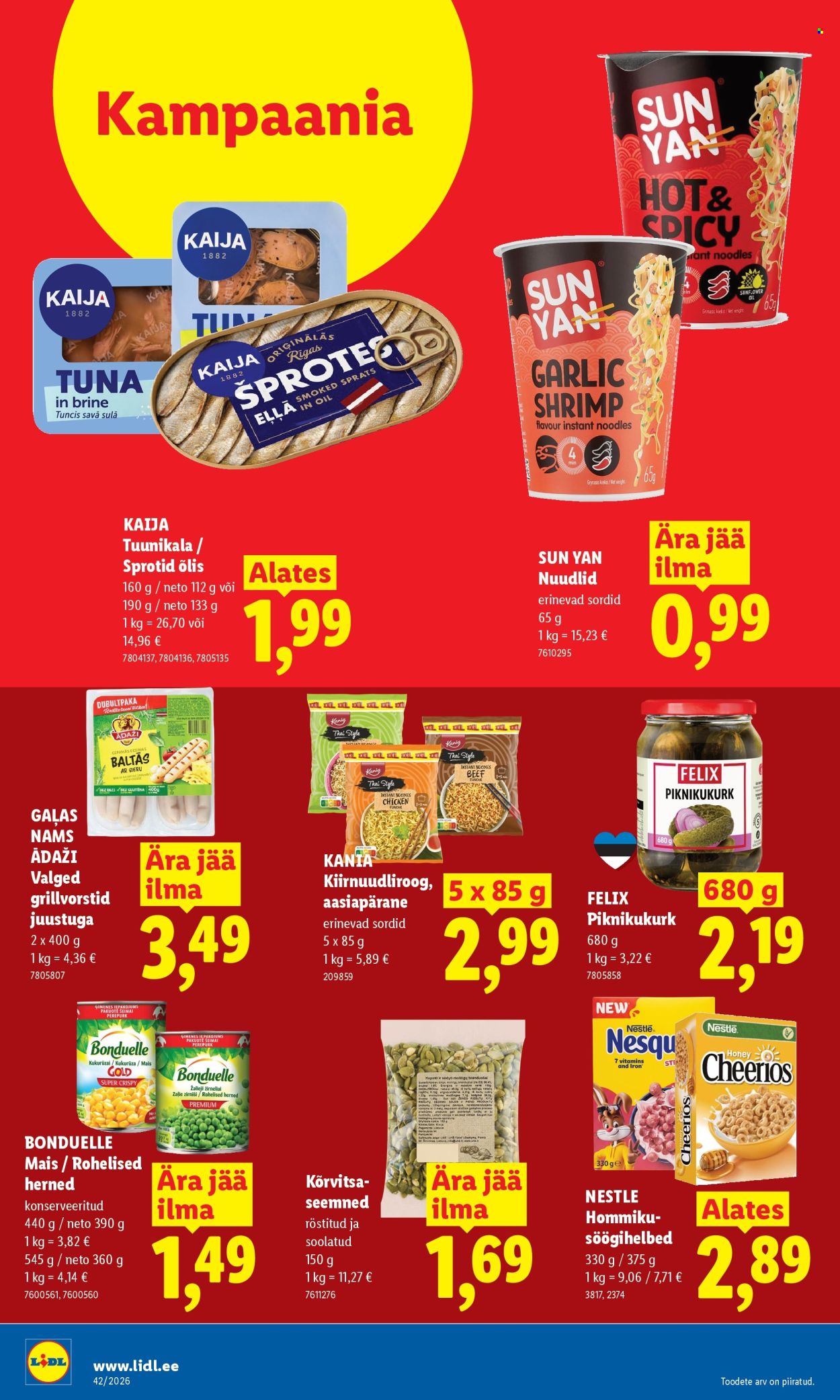 Lidl kliendileht (12.10 - 18.10.2026)