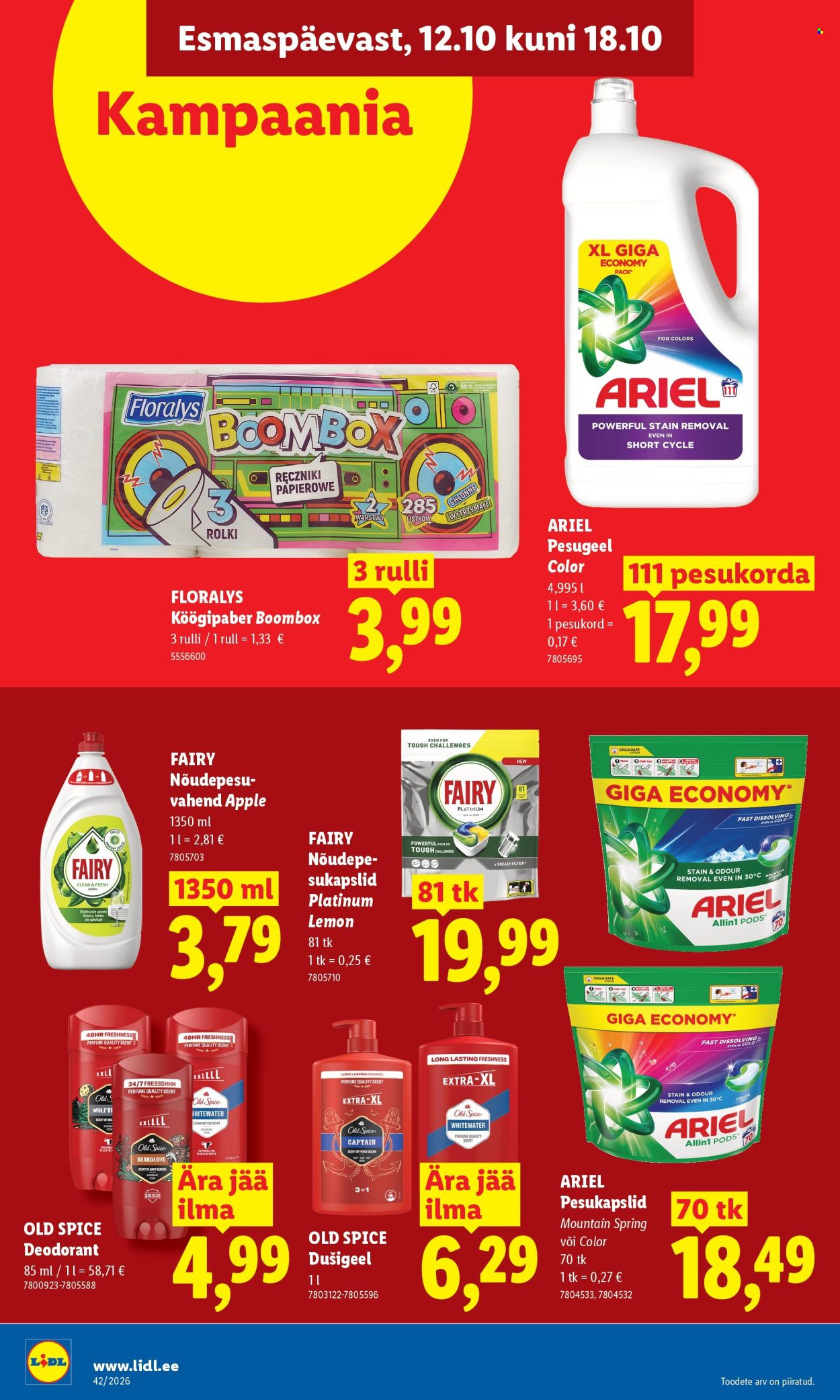 Lidl kliendileht (12.10 - 18.10.2026)