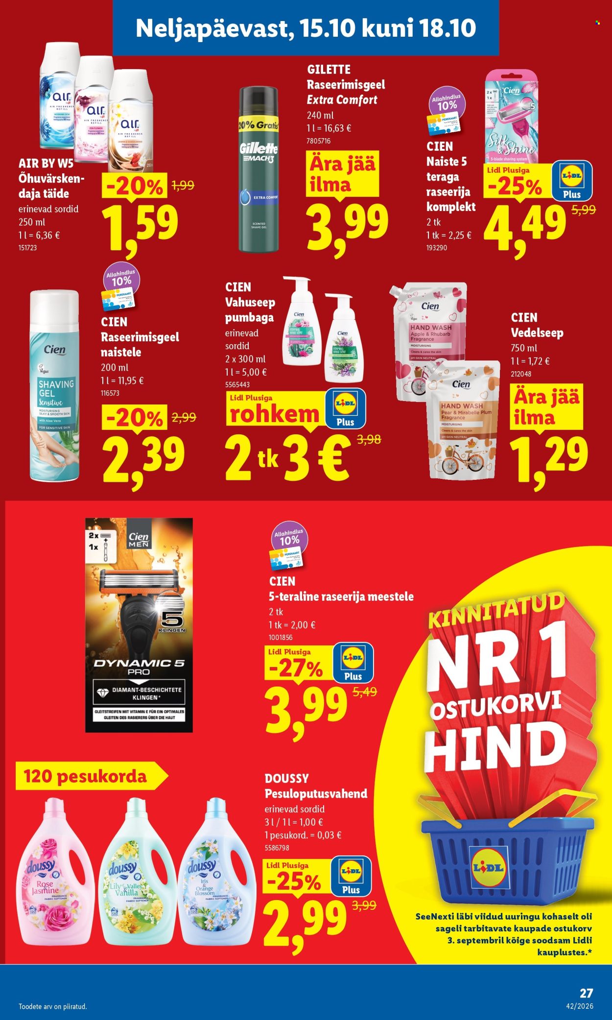 Lidl kliendileht (12.10 - 18.10.2026)