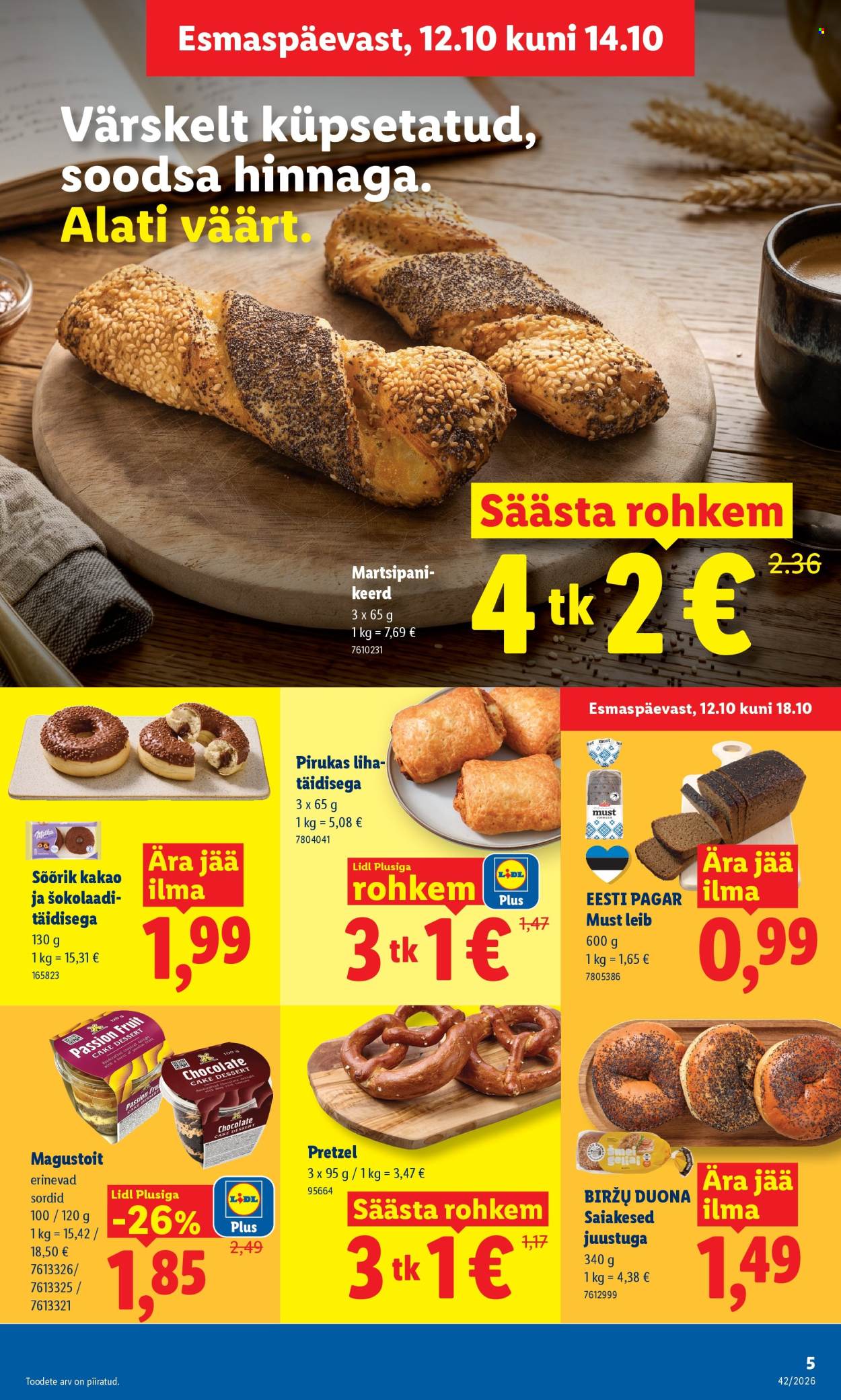 Lidl kliendileht (12.10 - 18.10.2026)