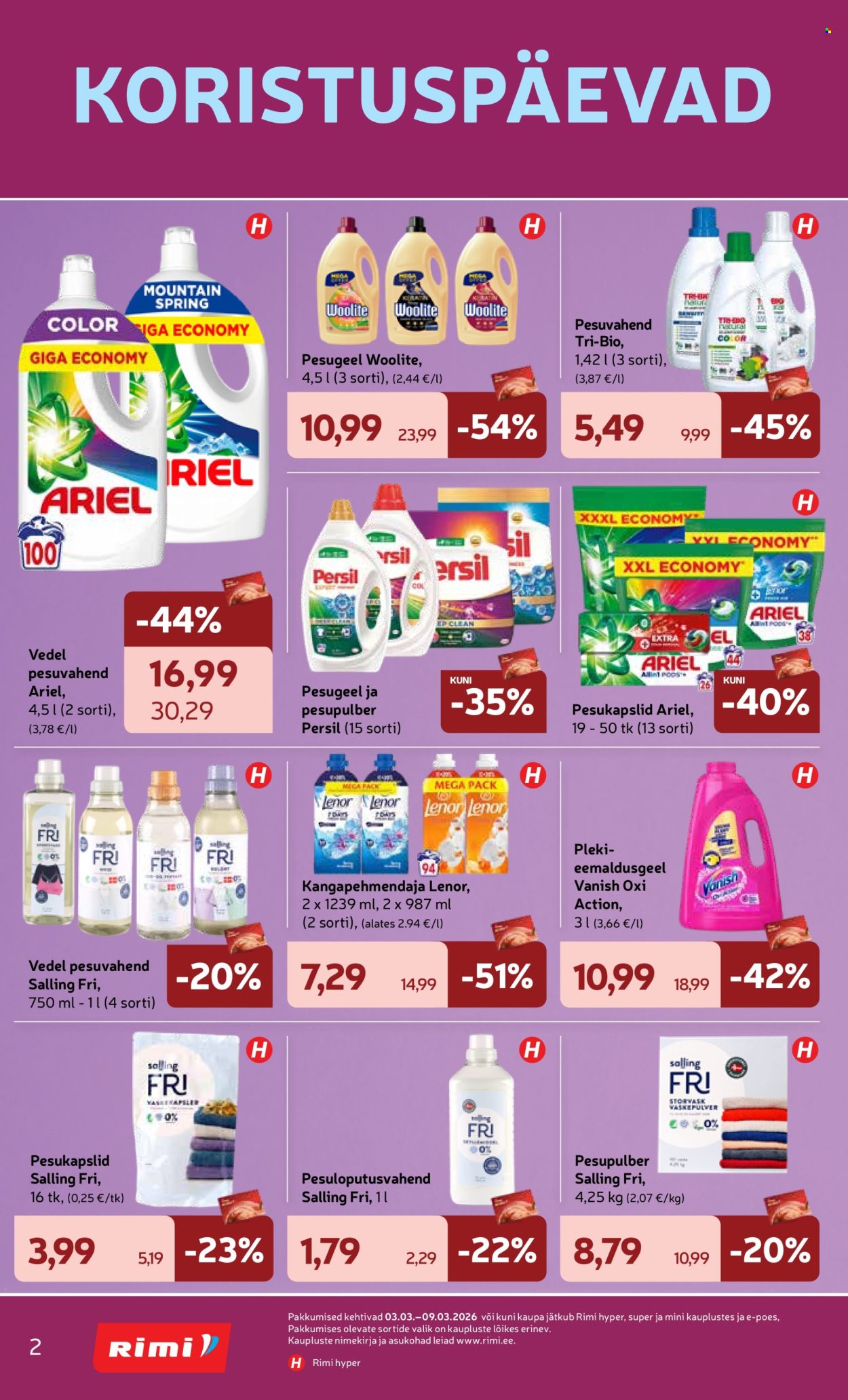 Rimi kliendileht - Kliendileht (3.03 - 9.03.2026)