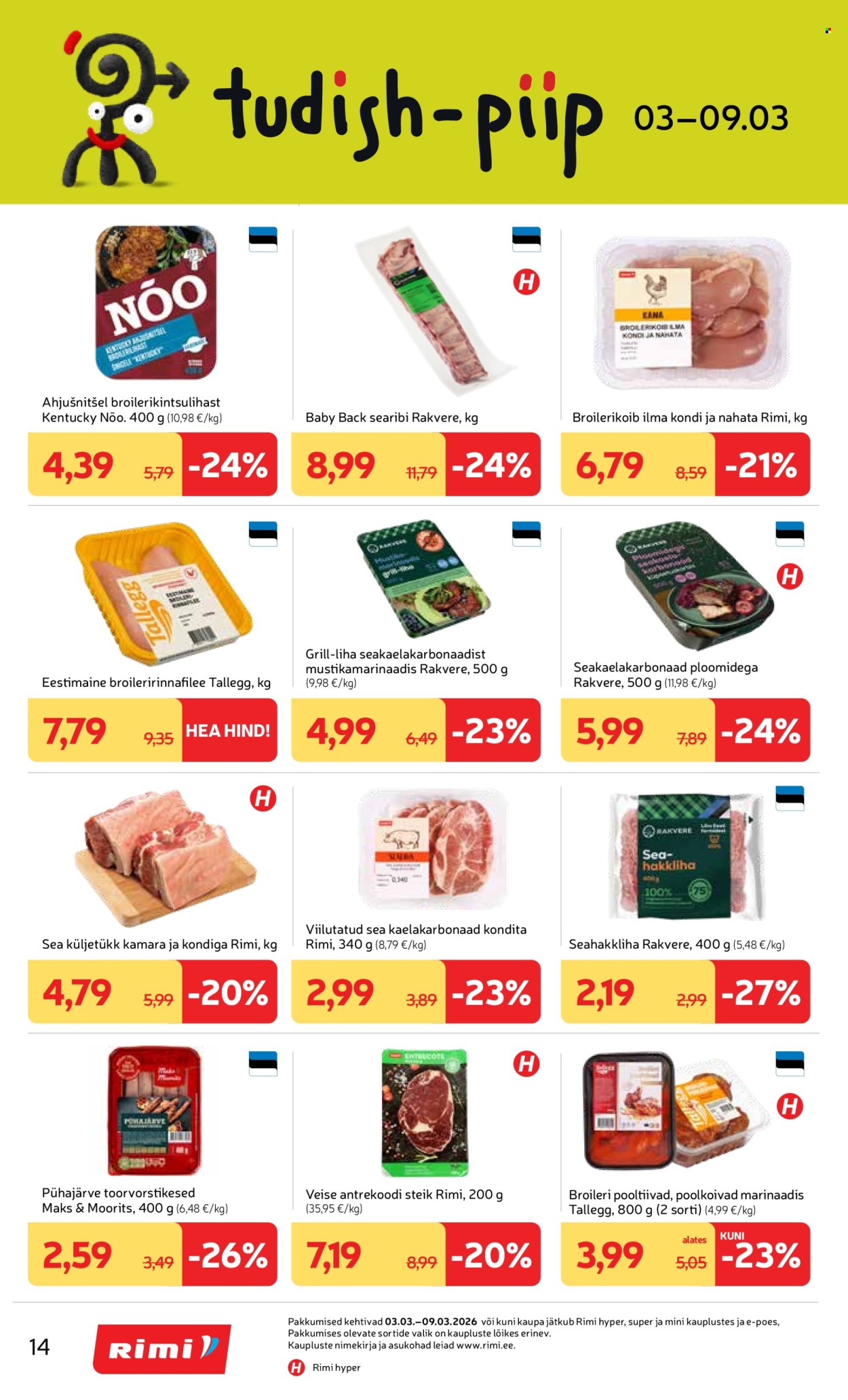 Rimi kliendileht - Kliendileht (3.03 - 9.03.2026)