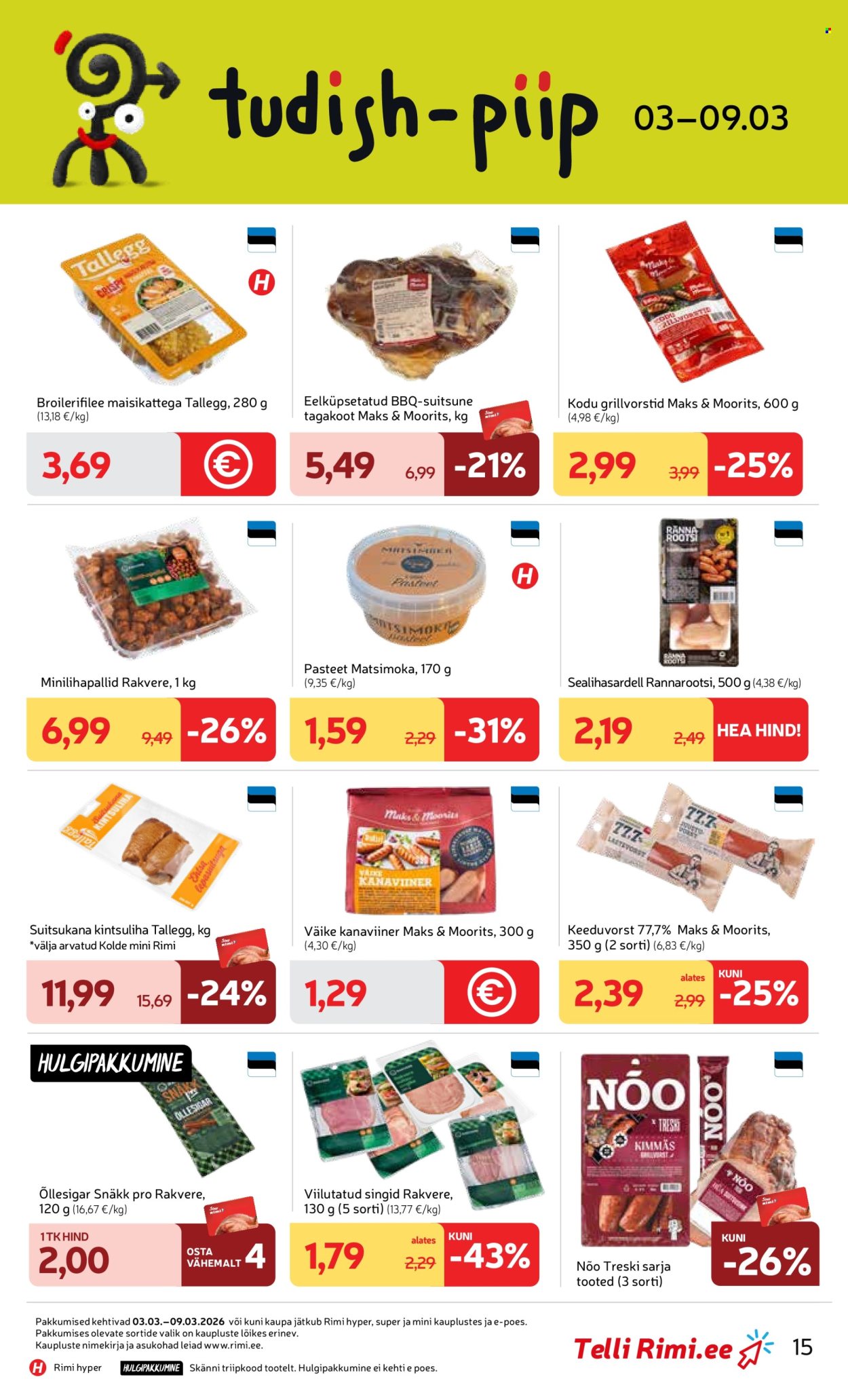 Rimi kliendileht - Kliendileht (3.03 - 9.03.2026)