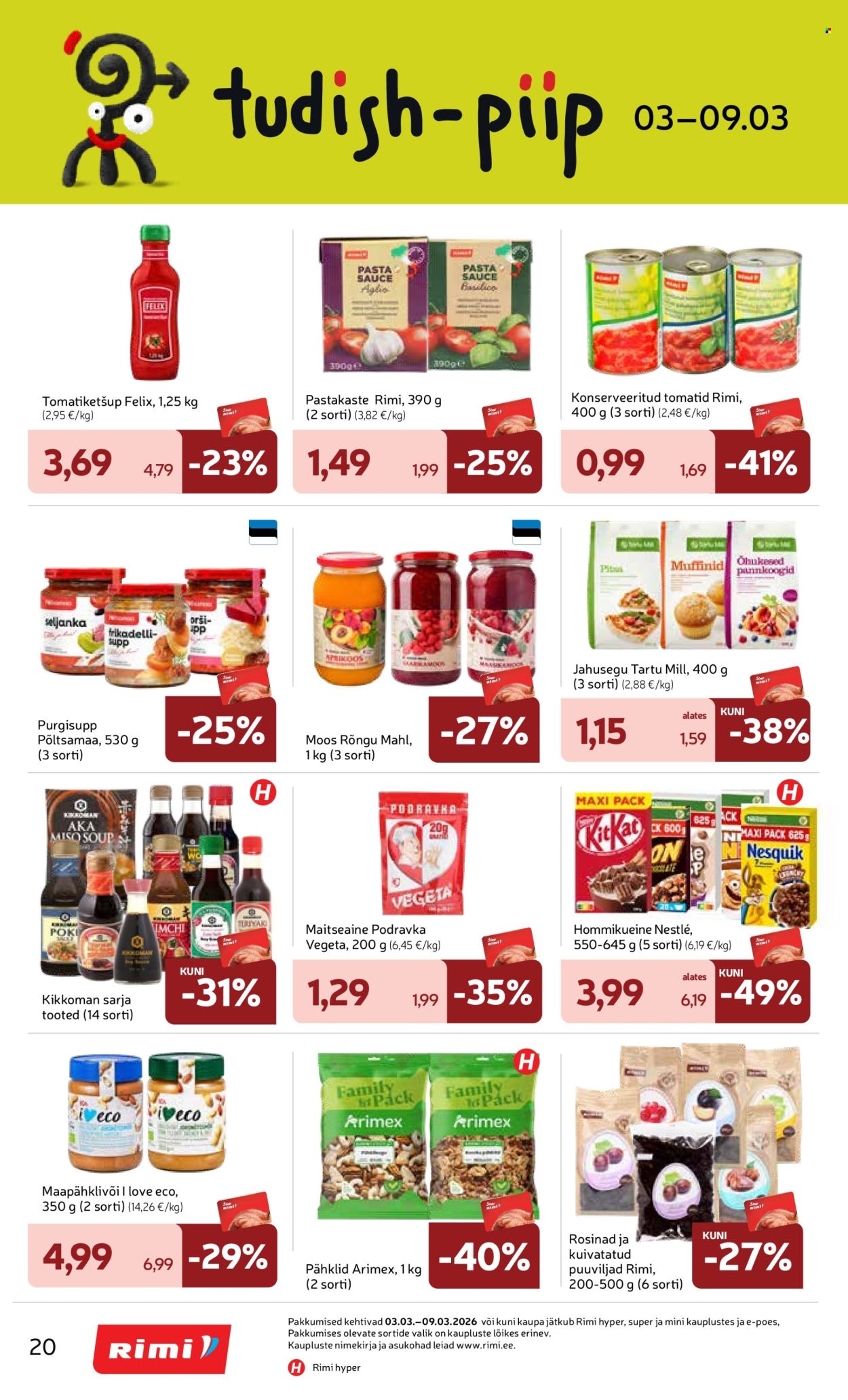 Rimi kliendileht - Kliendileht (3.03 - 9.03.2026)