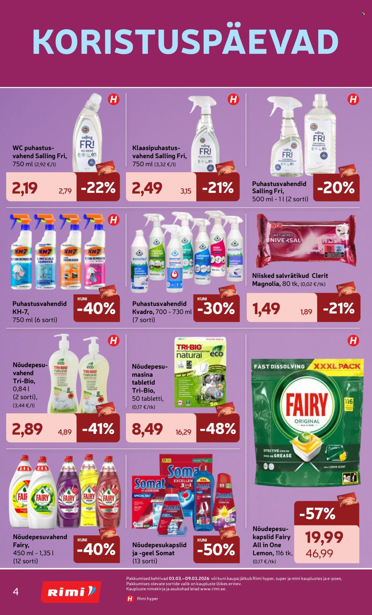 Rimi kliendileht - Kliendileht (3.03 - 9.03.2026)